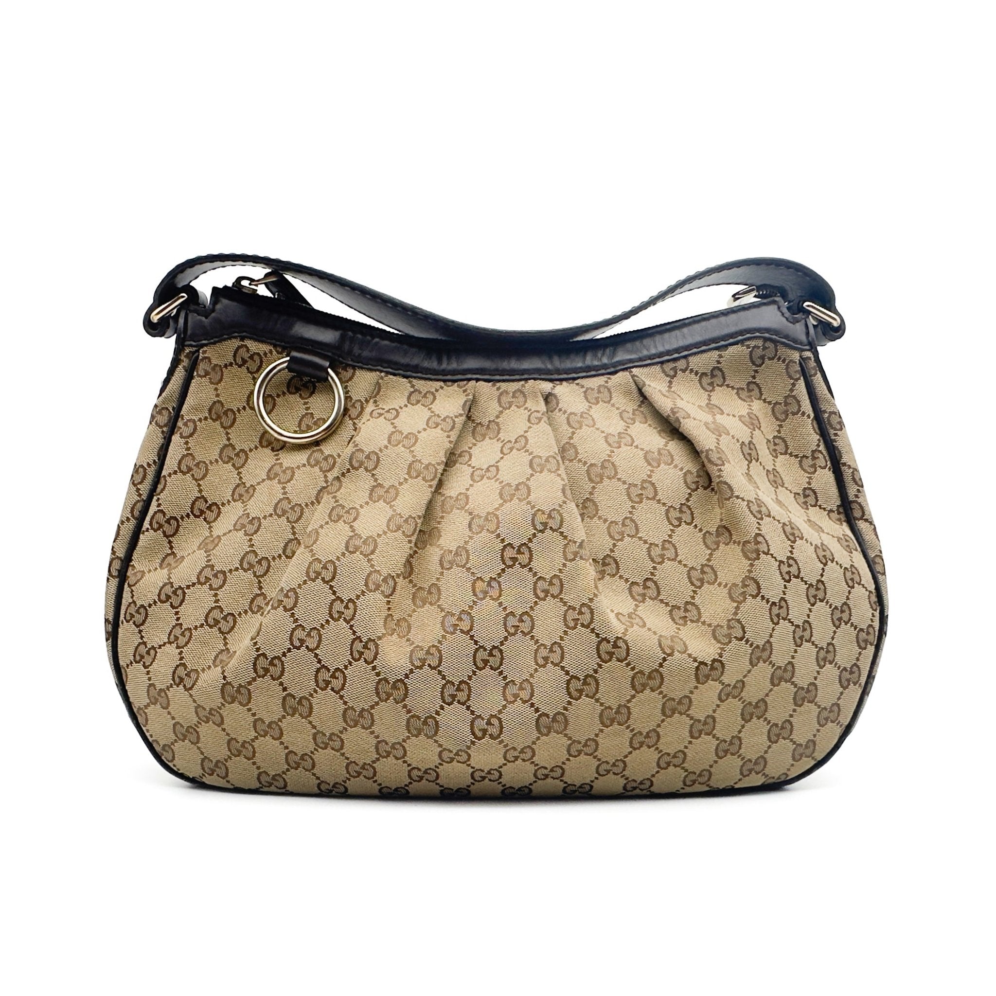 Canvas Sukey Shoulder Bag - Gucci - MISHMASH