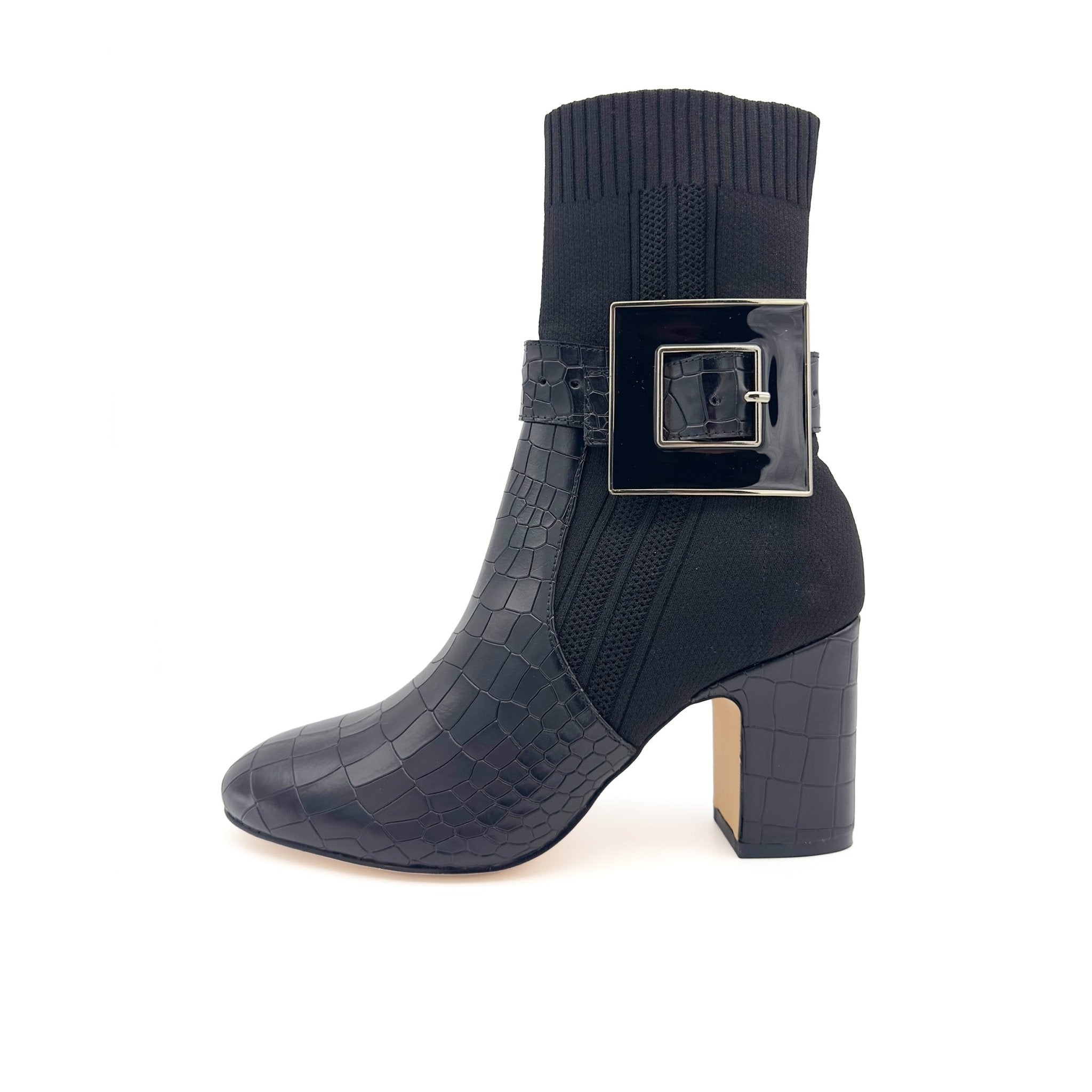 Croc - Embossed Sock Boots - aNNE FONTaINE - MISHMASH