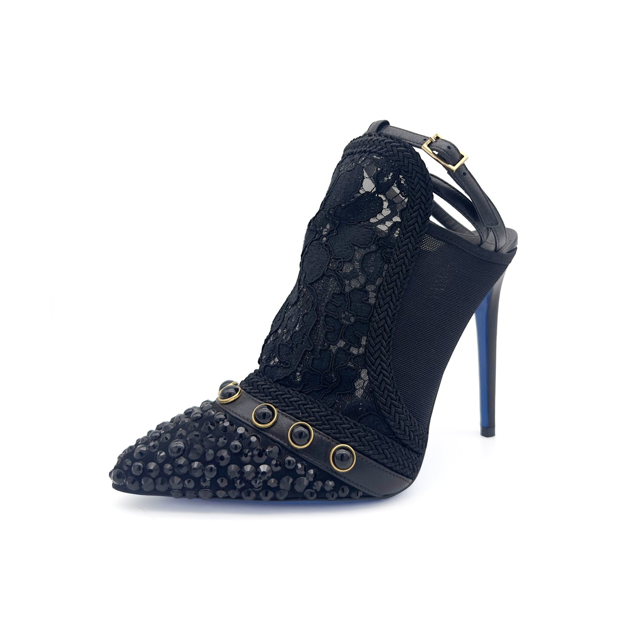 Embellished Ankle Strap - LORIBLU - MISHMASH