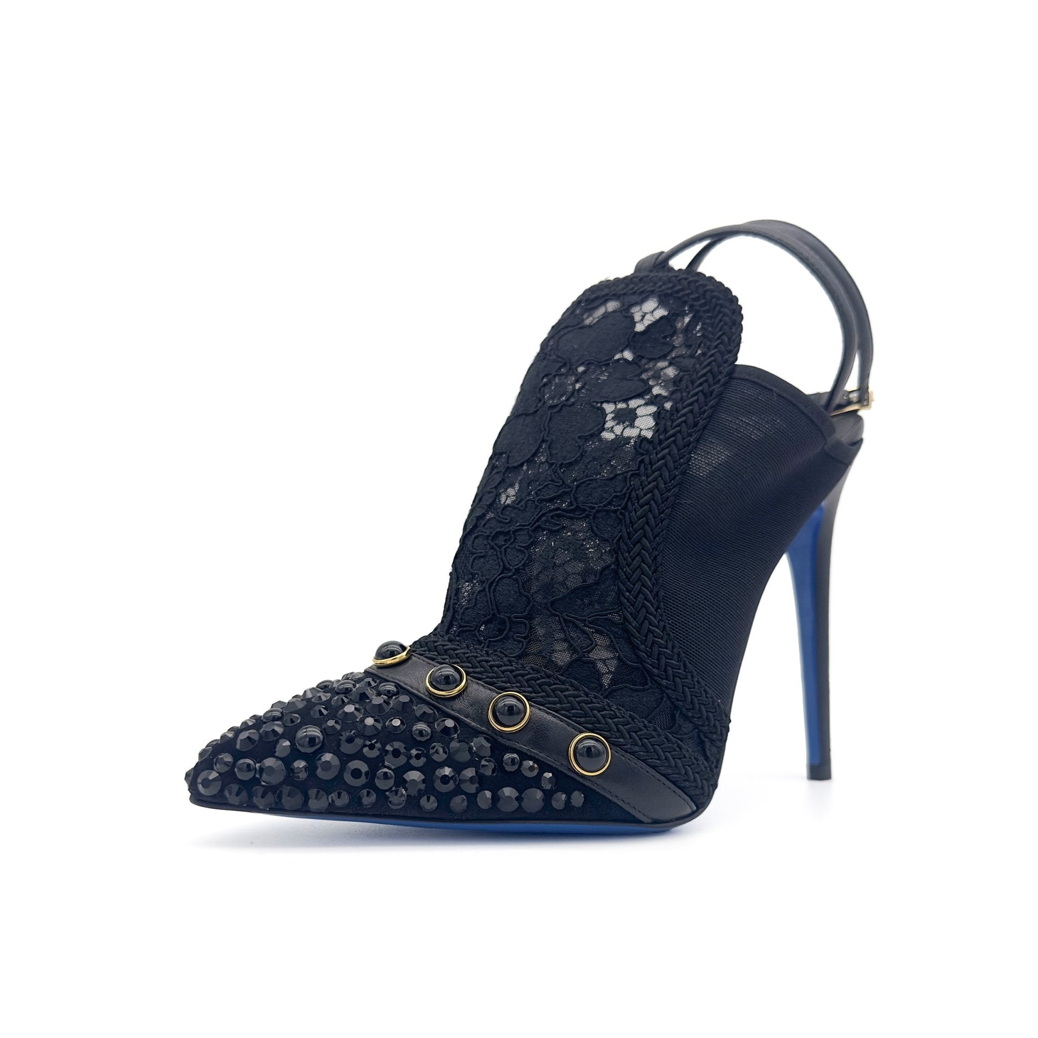 Embellished Ankle Strap - LORIBLU - MISHMASH