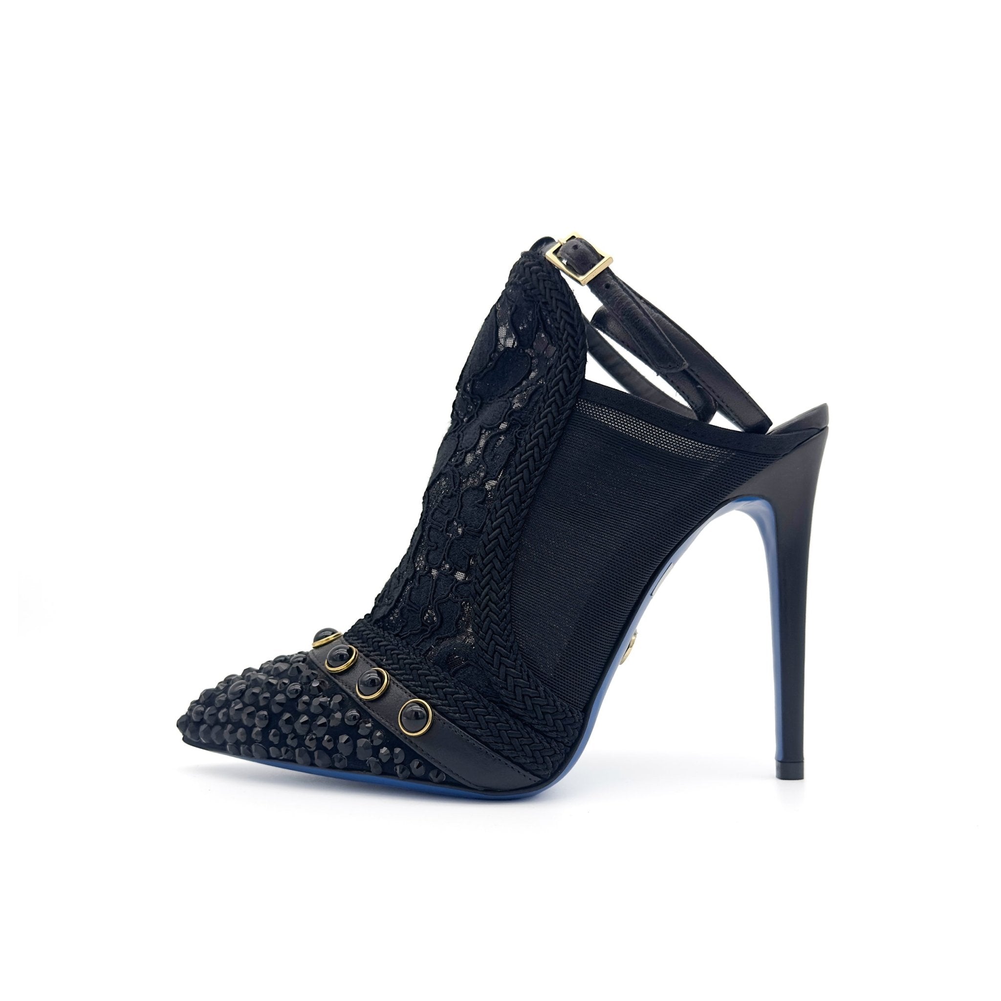 Embellished Ankle Strap - LORIBLU - MISHMASH