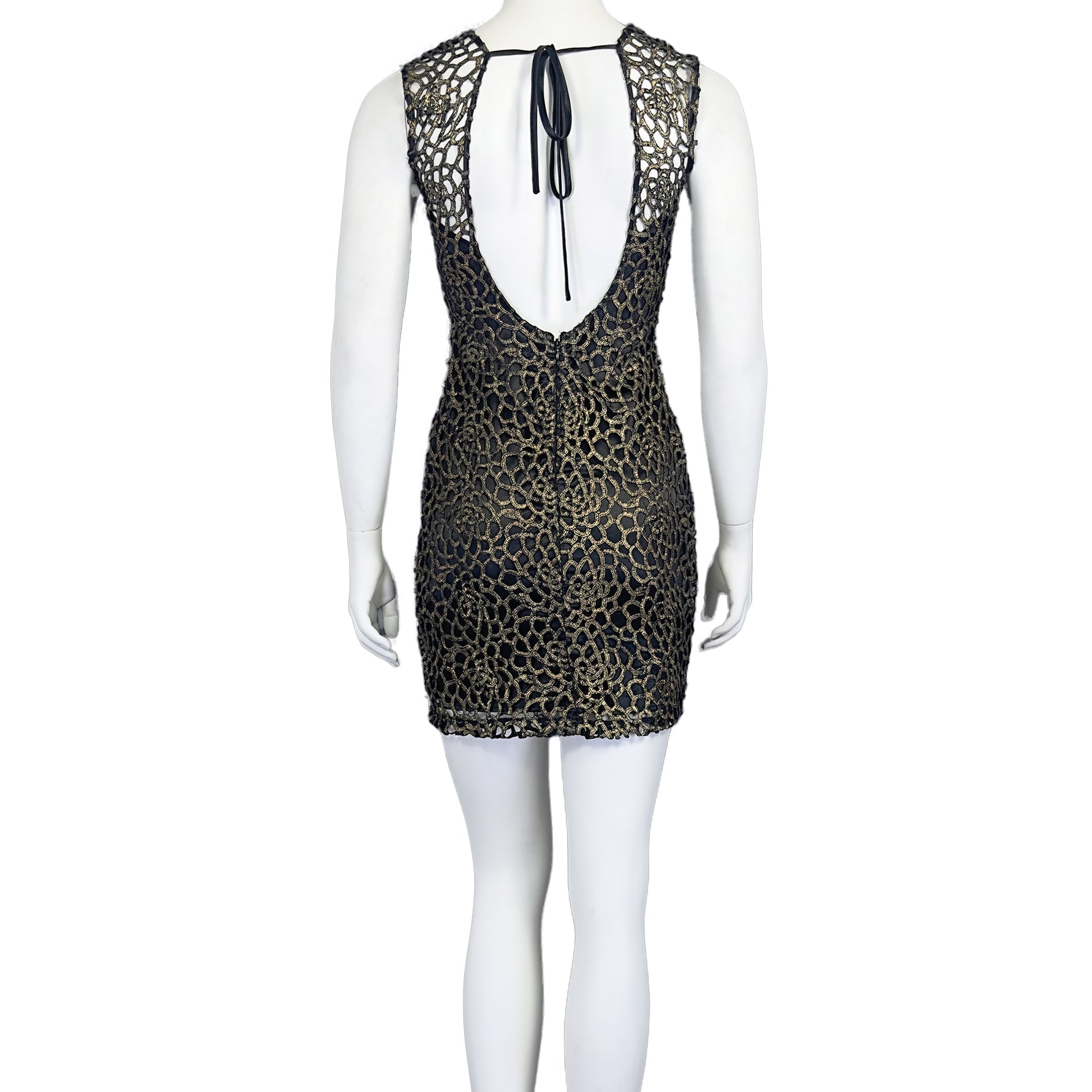 Gold Nester - Lipsy Dress - MISHMASH