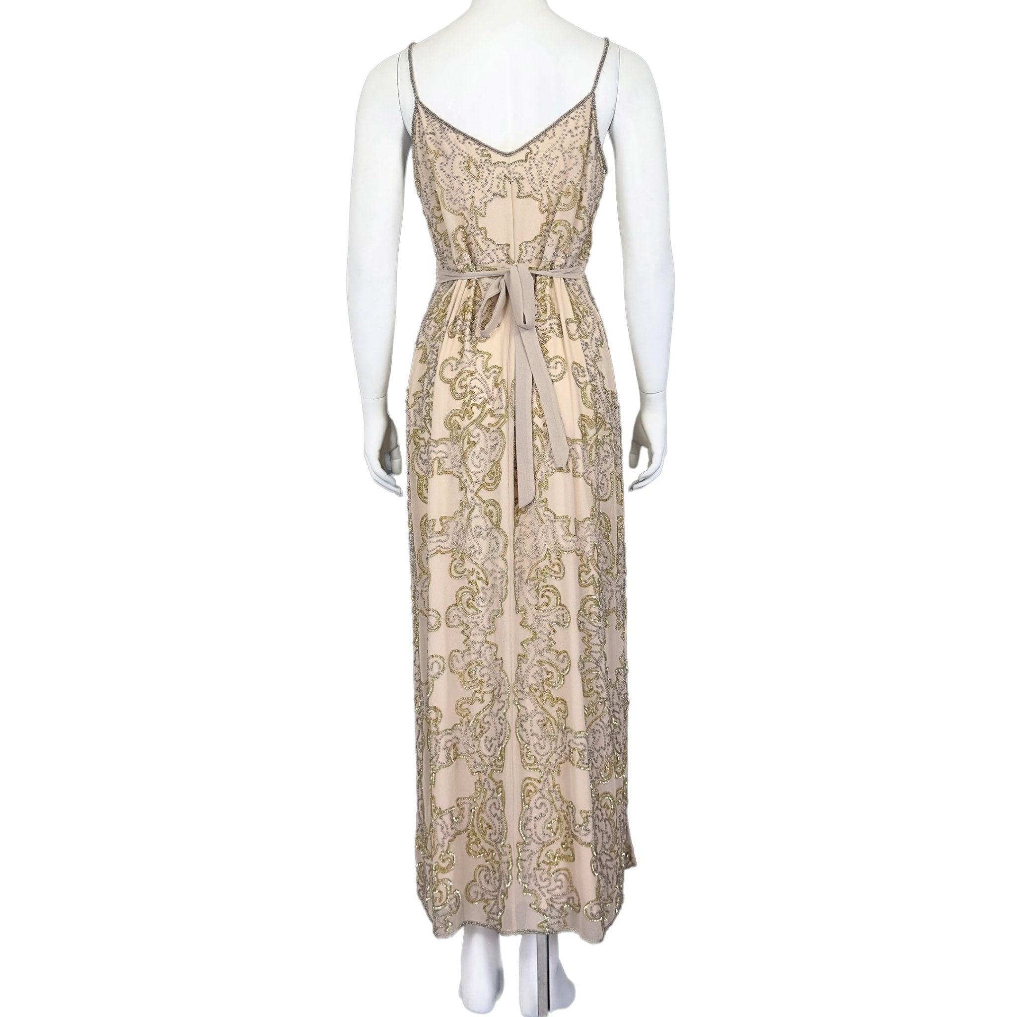 Golden Filigree - Miss Selfridge petites Dress - MISHMASH