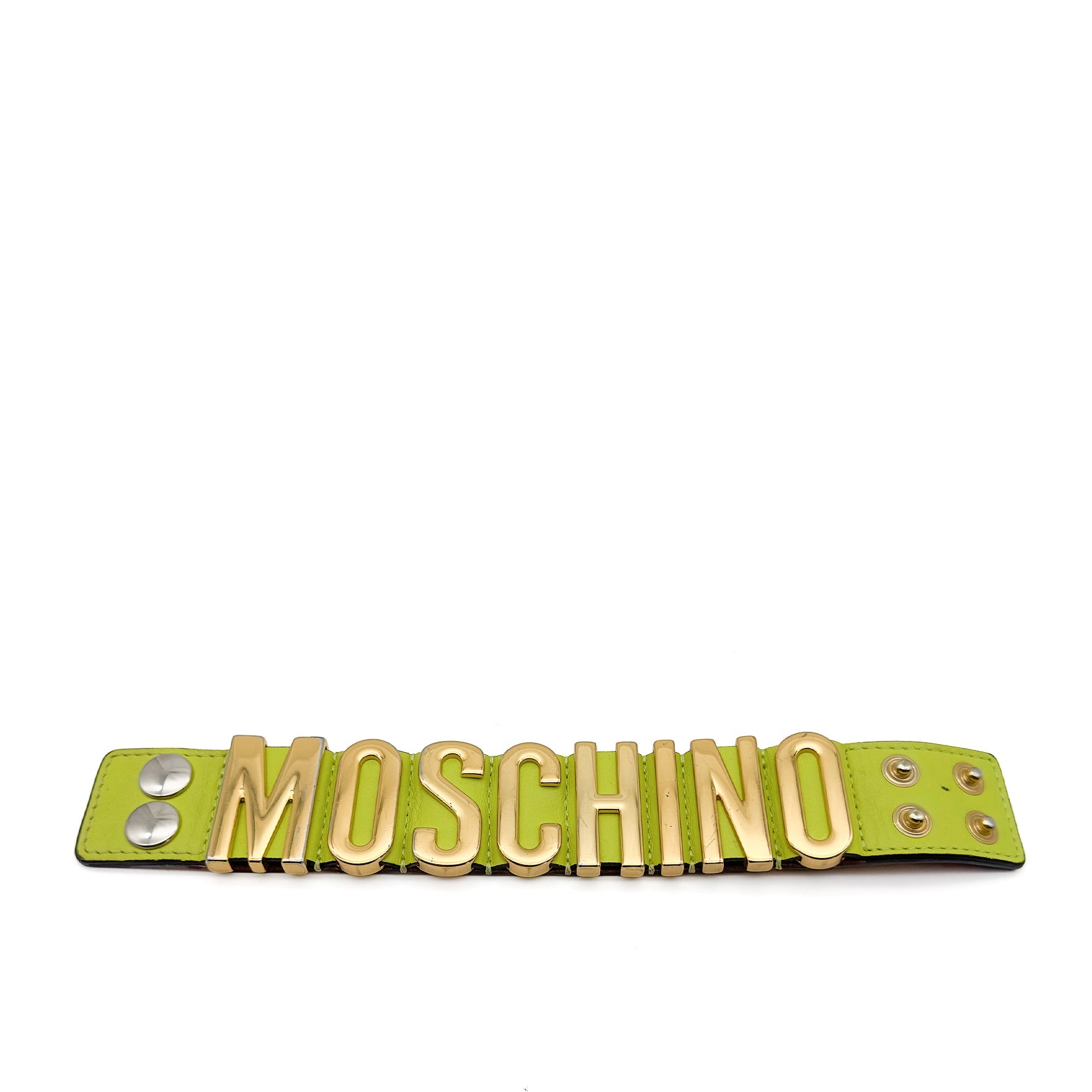 Leather Bracelet - MOSCHINO - MISHMASH