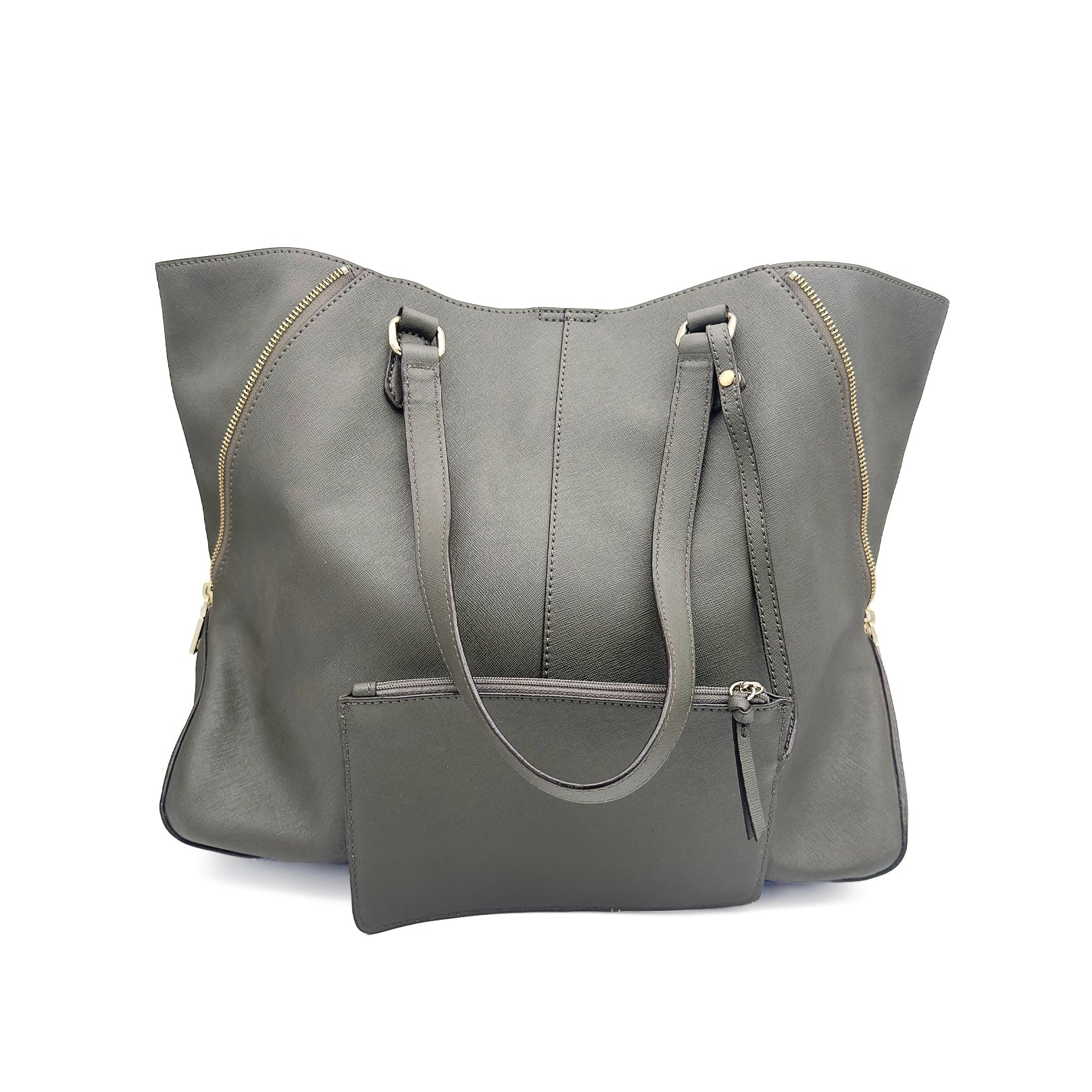 Leather Tote Bag - DKNY - MISHMASH