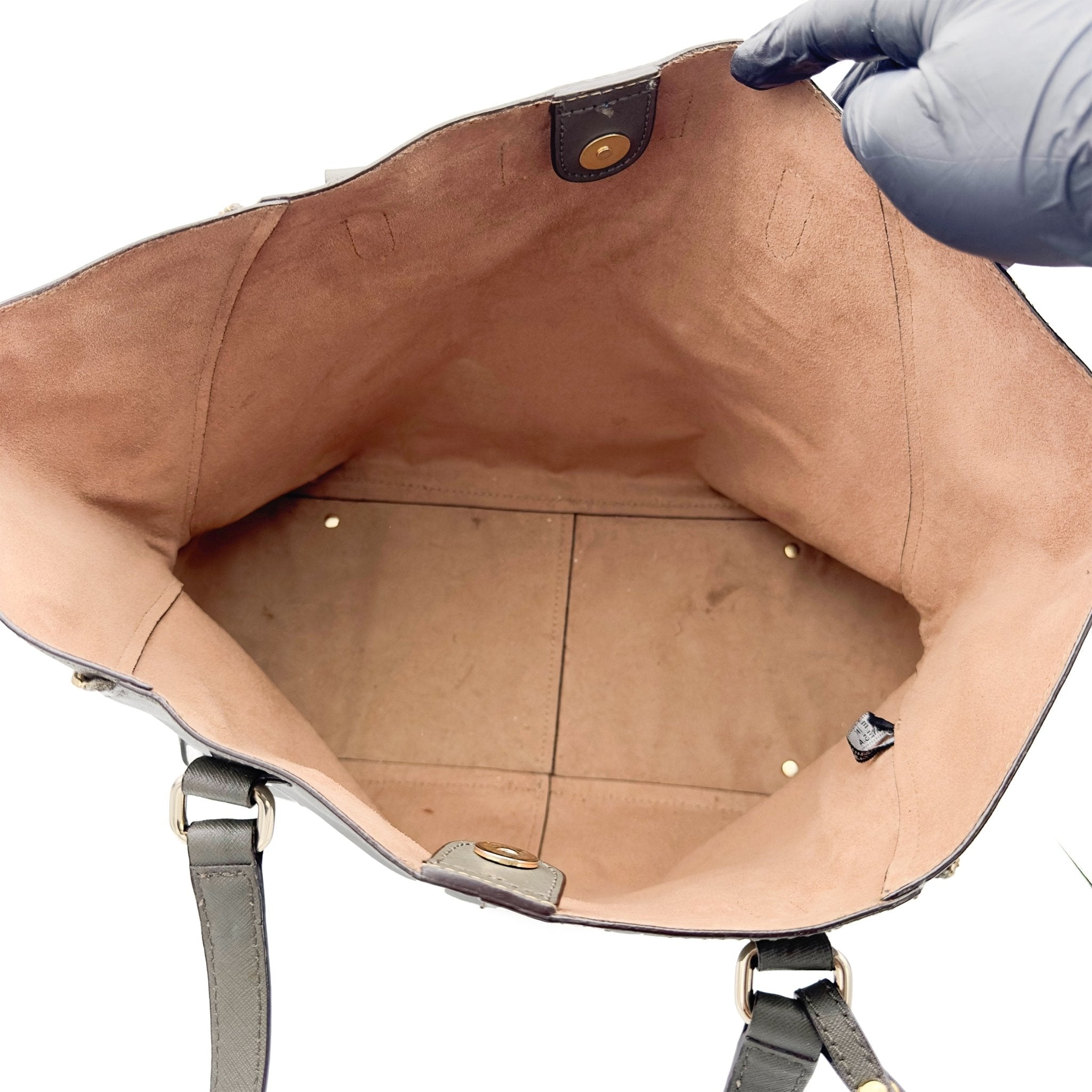 Leather Tote Bag - DKNY - MISHMASH