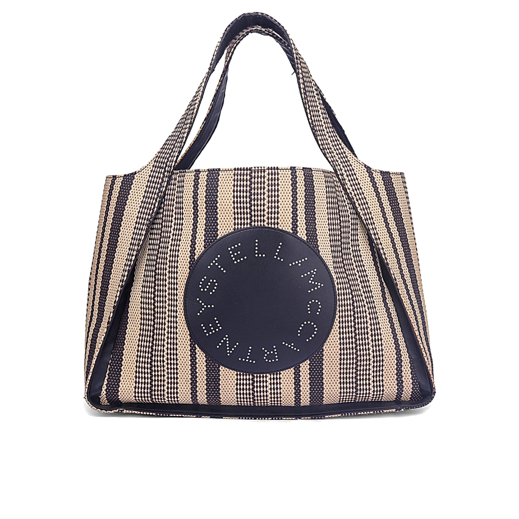 Logo Stripe Tote Bag - STELLA MCCARTNEY - MISHMASH