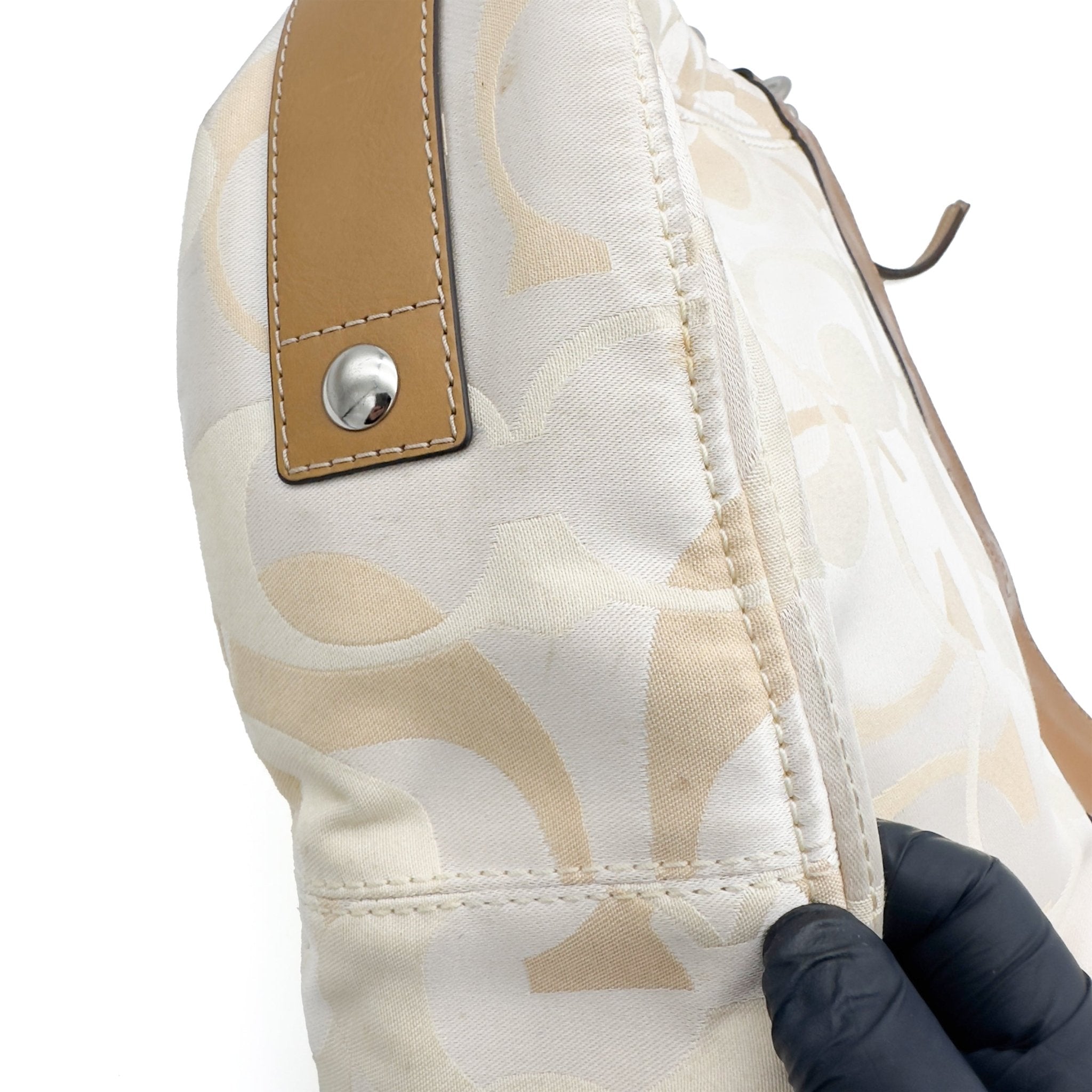 Monogrammed Shoulder Bag - COACH - MISHMASH