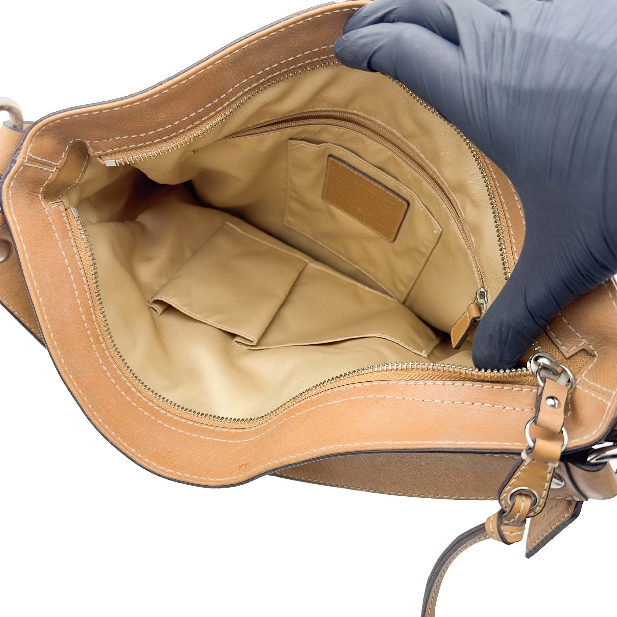 Monogrammed Shoulder Bag - COACH - MISHMASH