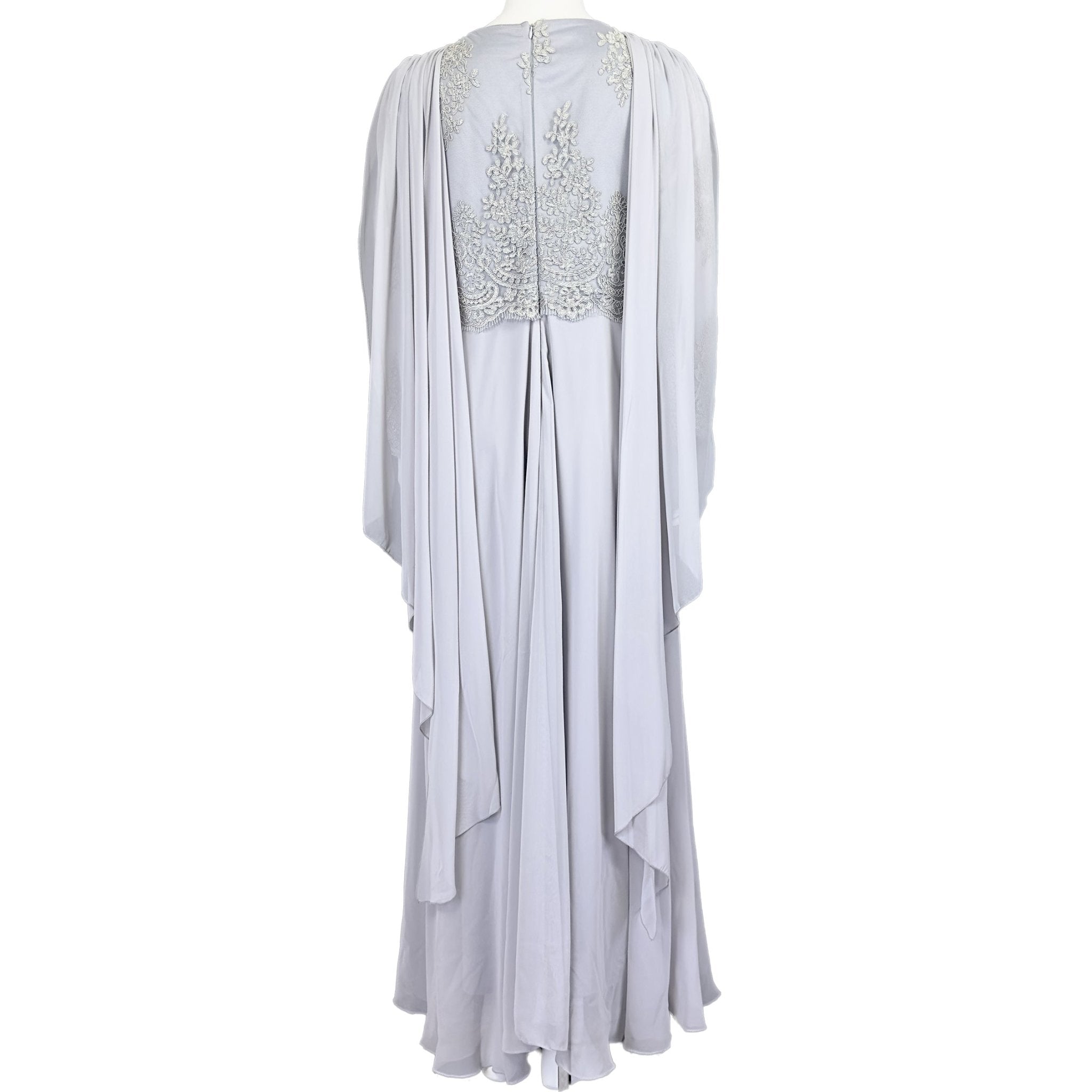 Wilderness Moonlit - BEYAZ abiye Dress - MISHMASH
