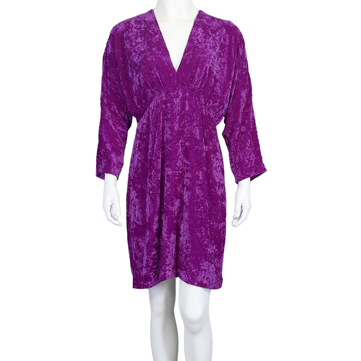 fitted lace wedding dress Marbelle Purple Satin Mini Dress - US 4 main image 0