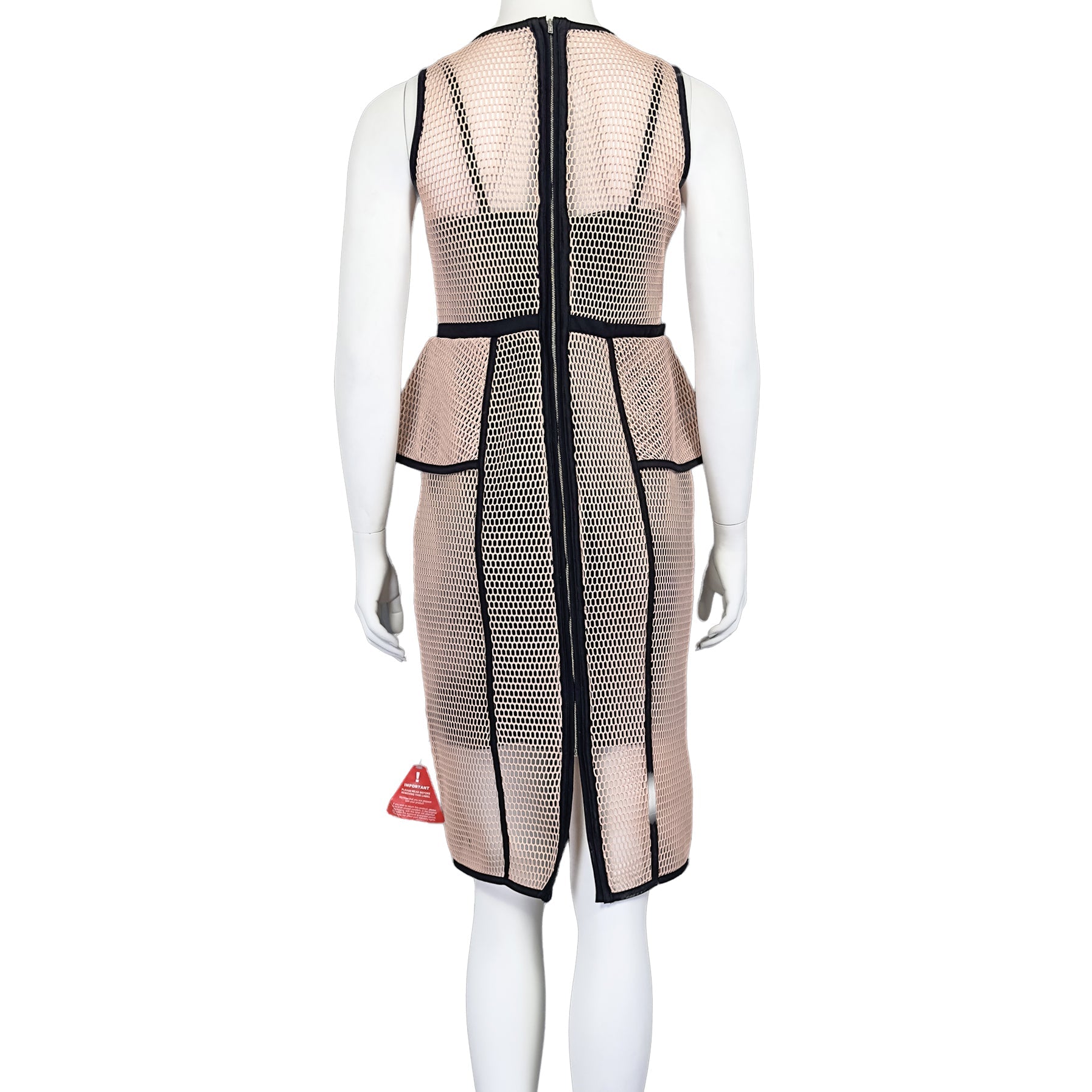 Peach Grid - FOREVER UNIQUE Dress - MISHMASH