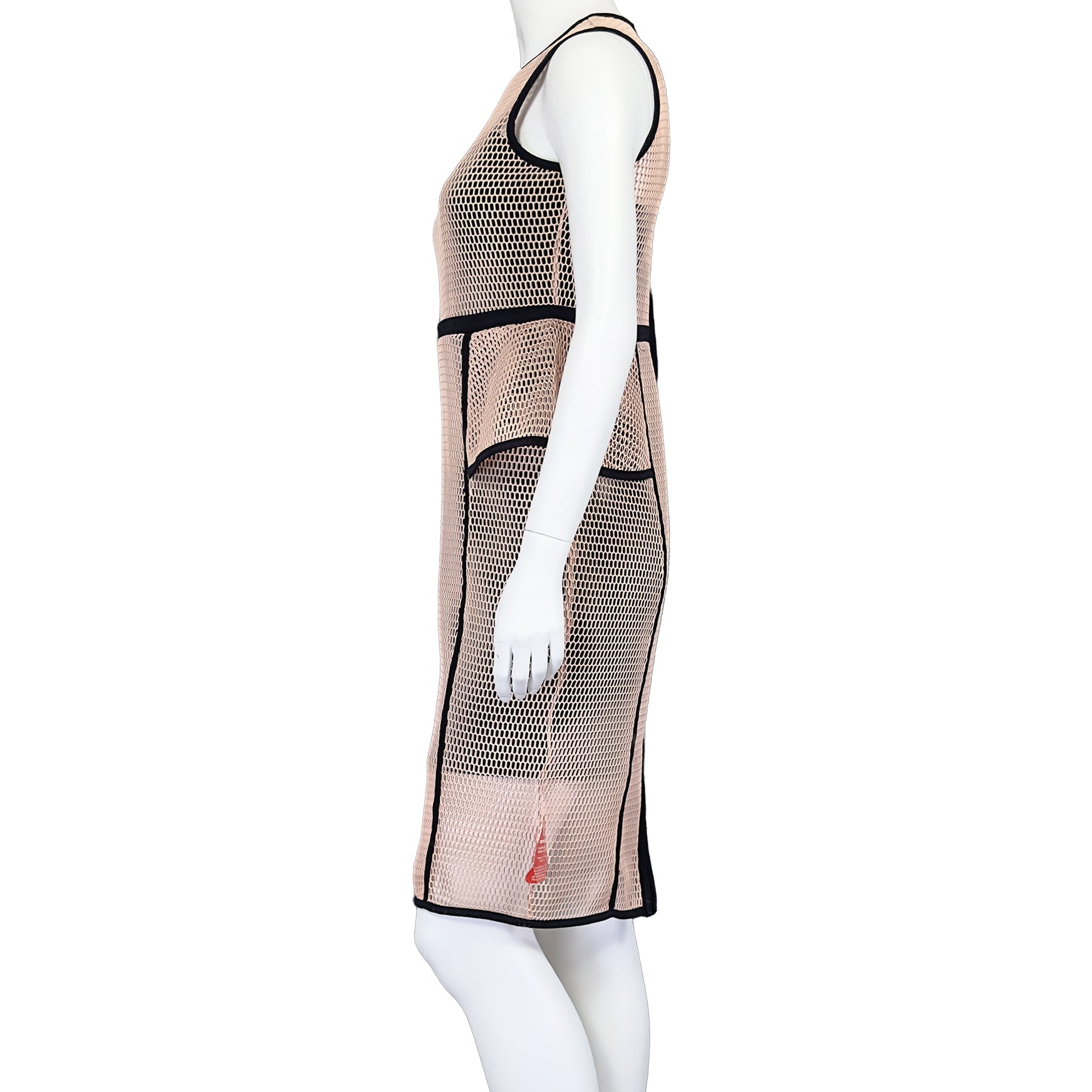 Peach Grid - FOREVER UNIQUE Dress - MISHMASH