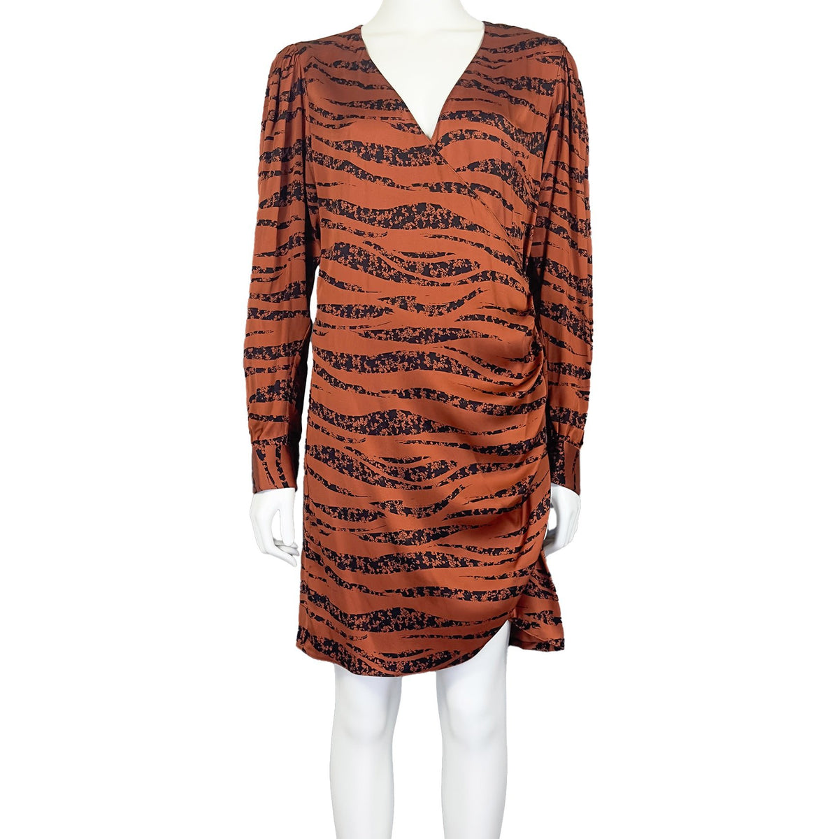 anine bing red dress ANINE BING Alison Dress