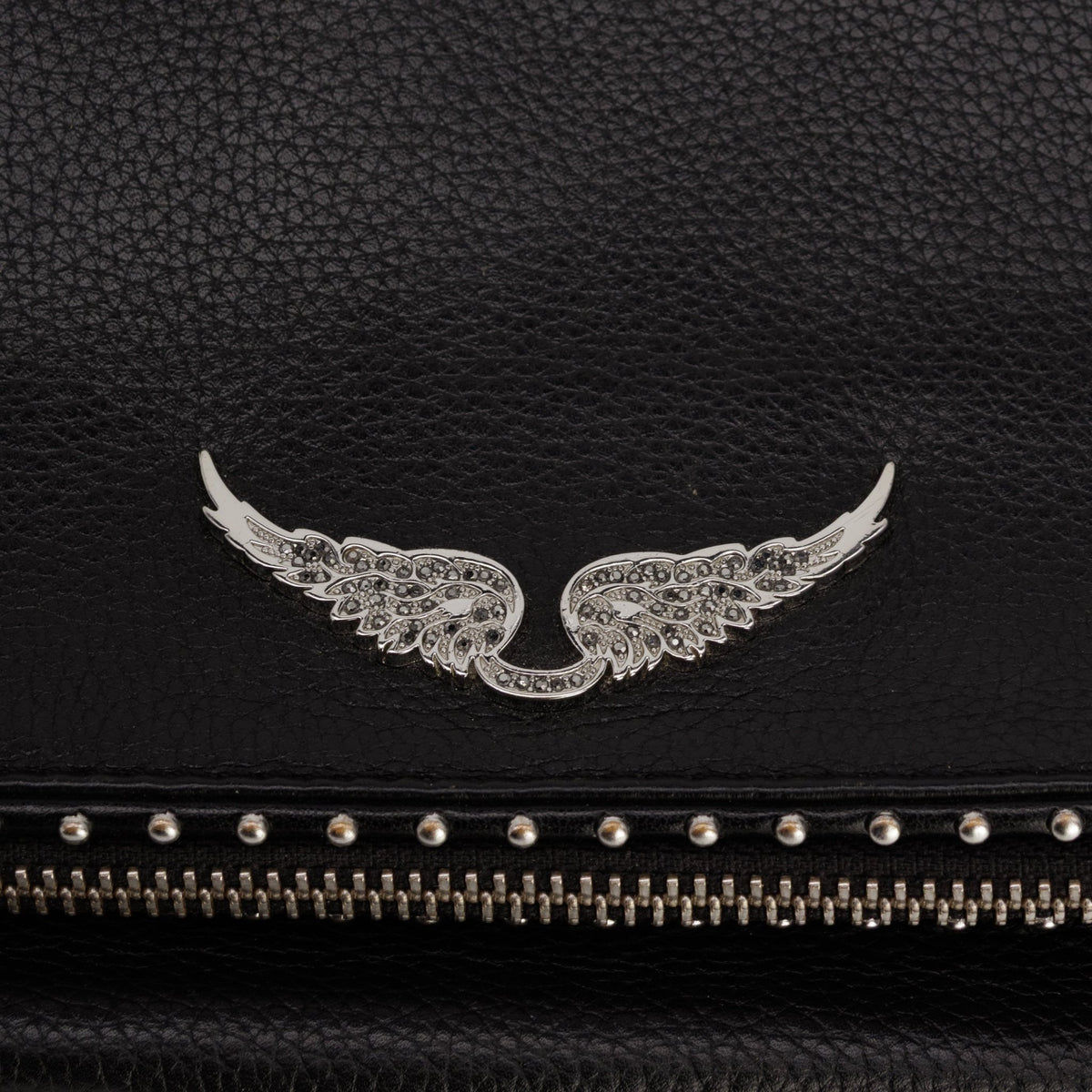 Rock Grained Leather Studs - ZADIG & VOLTAIRE - MISHMASH
