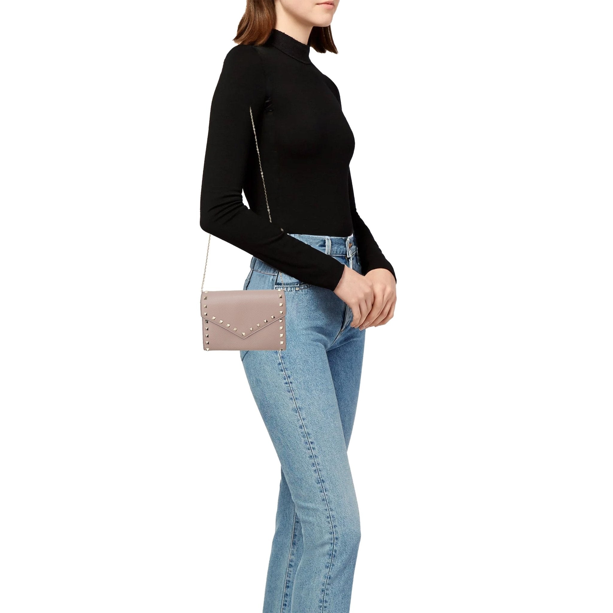 Rockstud Pebbled-Leather - VALENTINO - MISHMASH