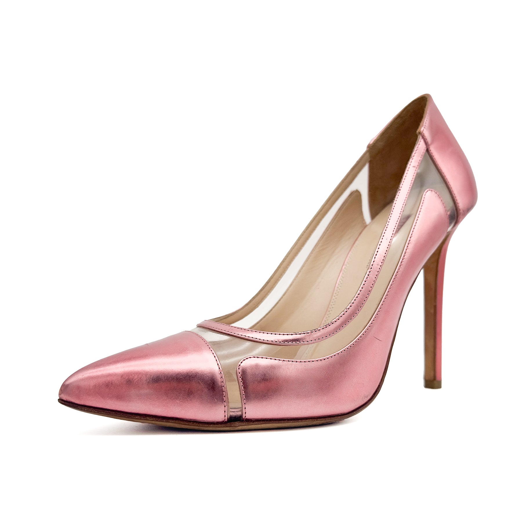 Rose Metallic Pumps - ELIE SAAB - MISHMASH
