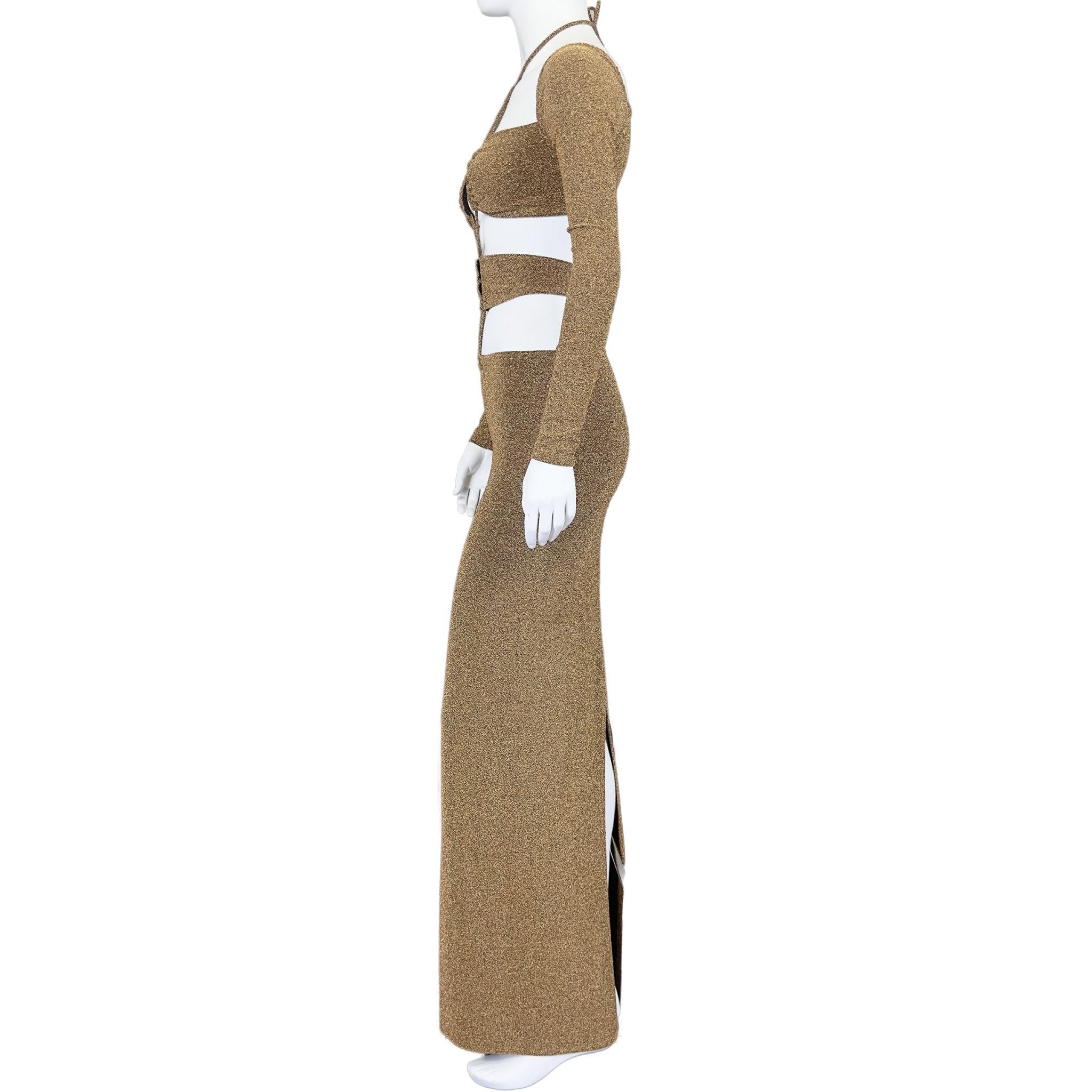 Glaring Sahara - Michael Costello X Revolve Dress - MISHMASH