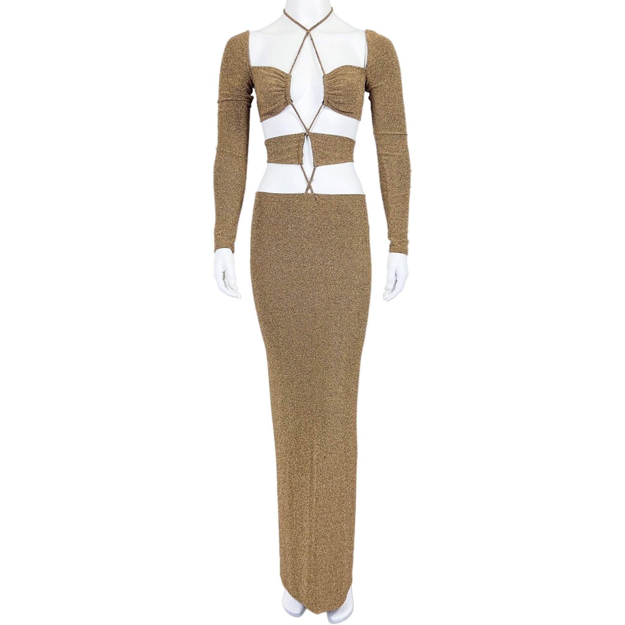 Glaring Sahara - Michael Costello X Revolve Dress - MISHMASH