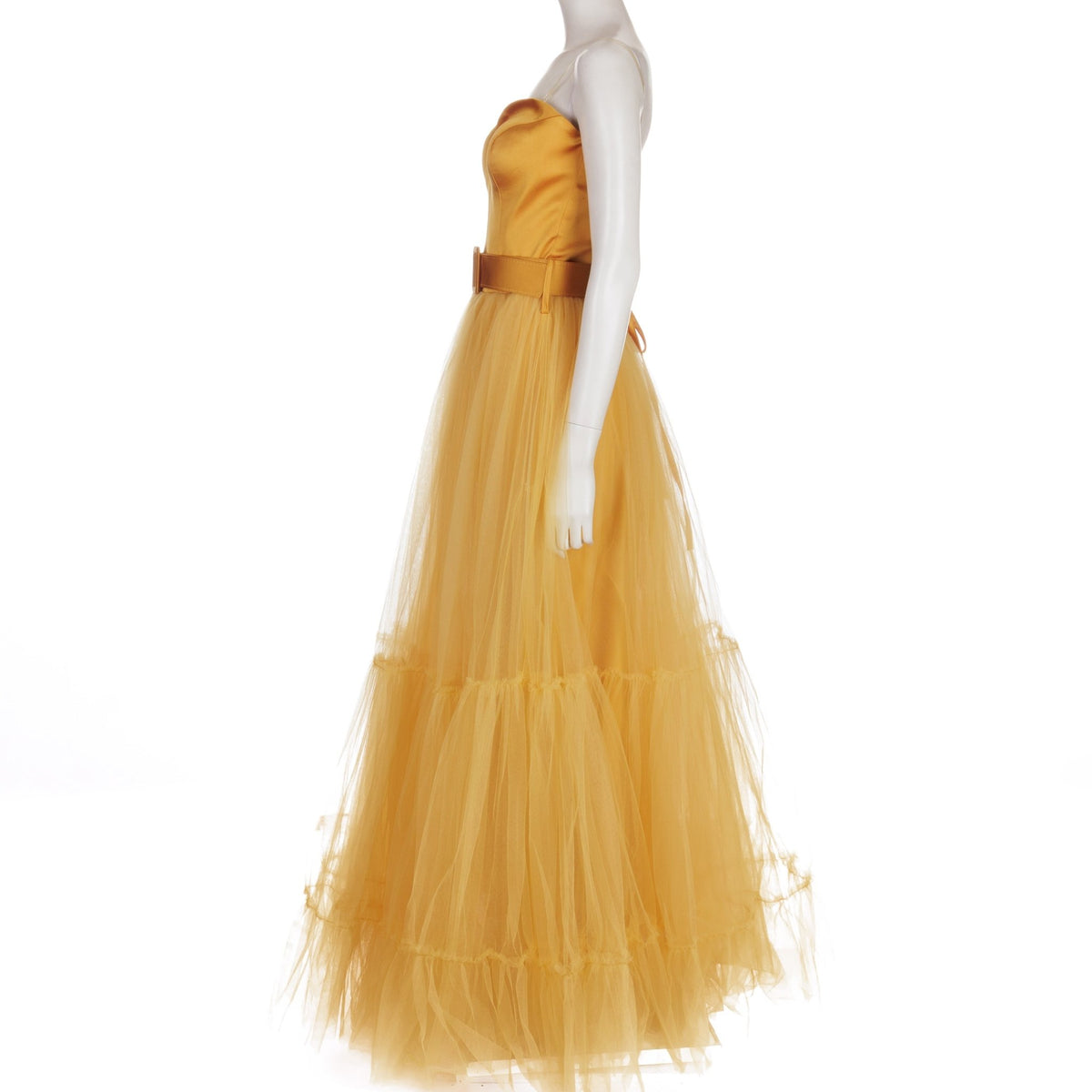 Saten Maxi Dress - SATEN - MISHMASH