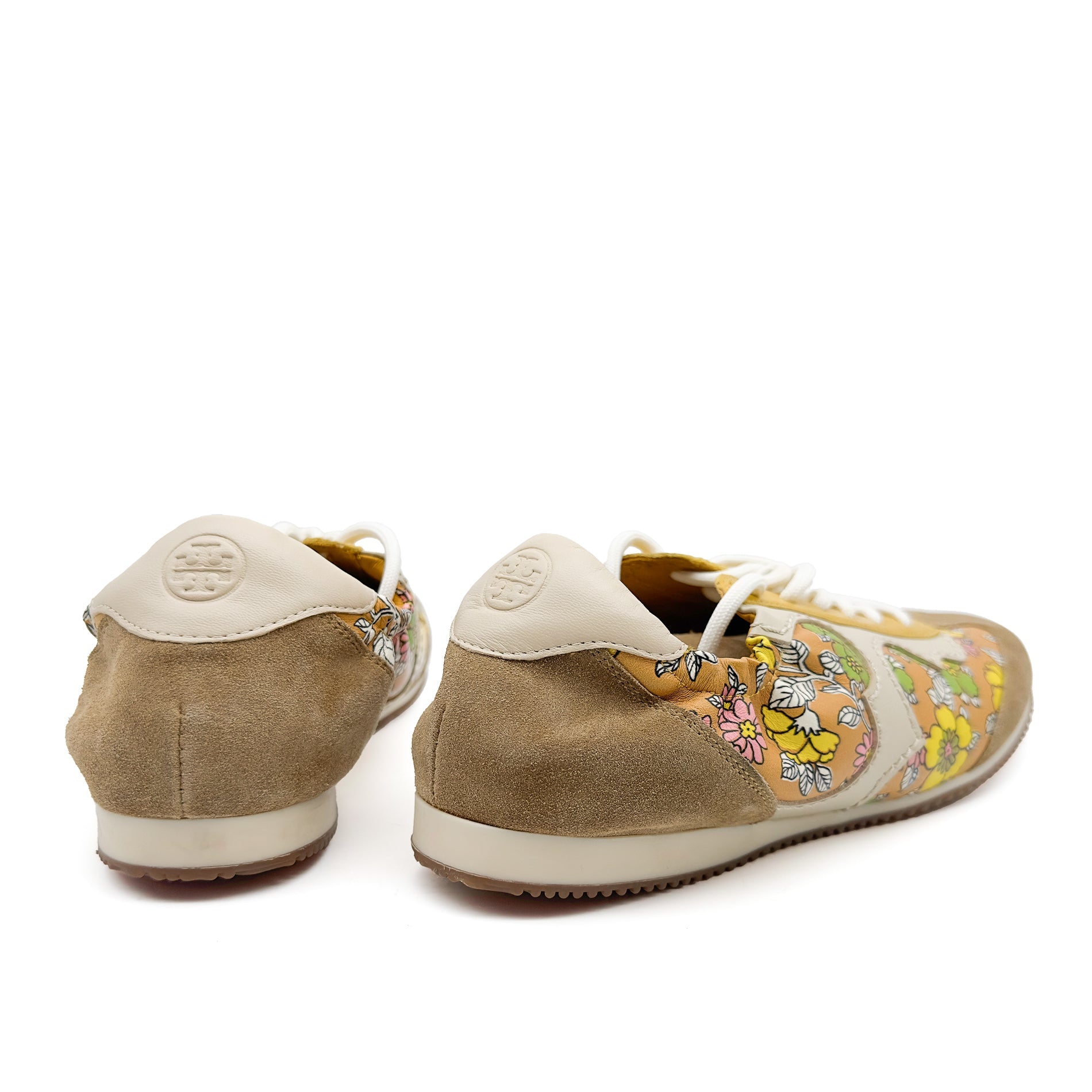 Serif Floral Sneaker - Tory Burch - MISHMASH