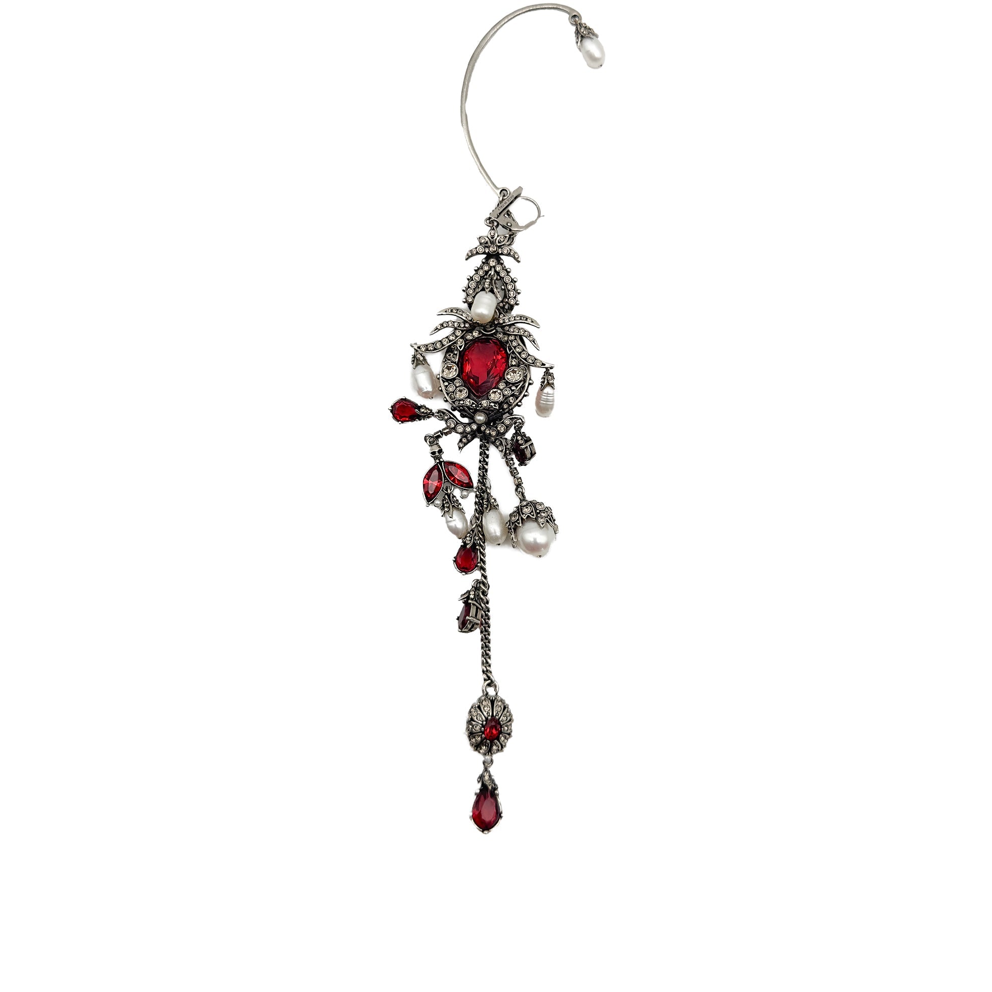 Single Hoop Cuff Earring - ALEXANDER MCQUEEN - MISHMASH
