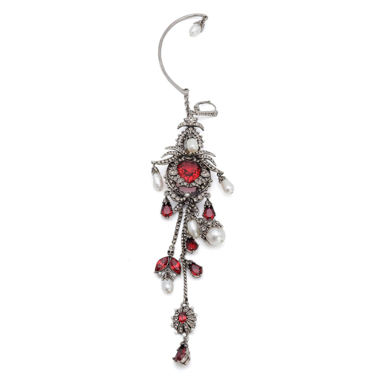 Single Hoop Cuff Earring - ALEXANDER MCQUEEN - MISHMASH