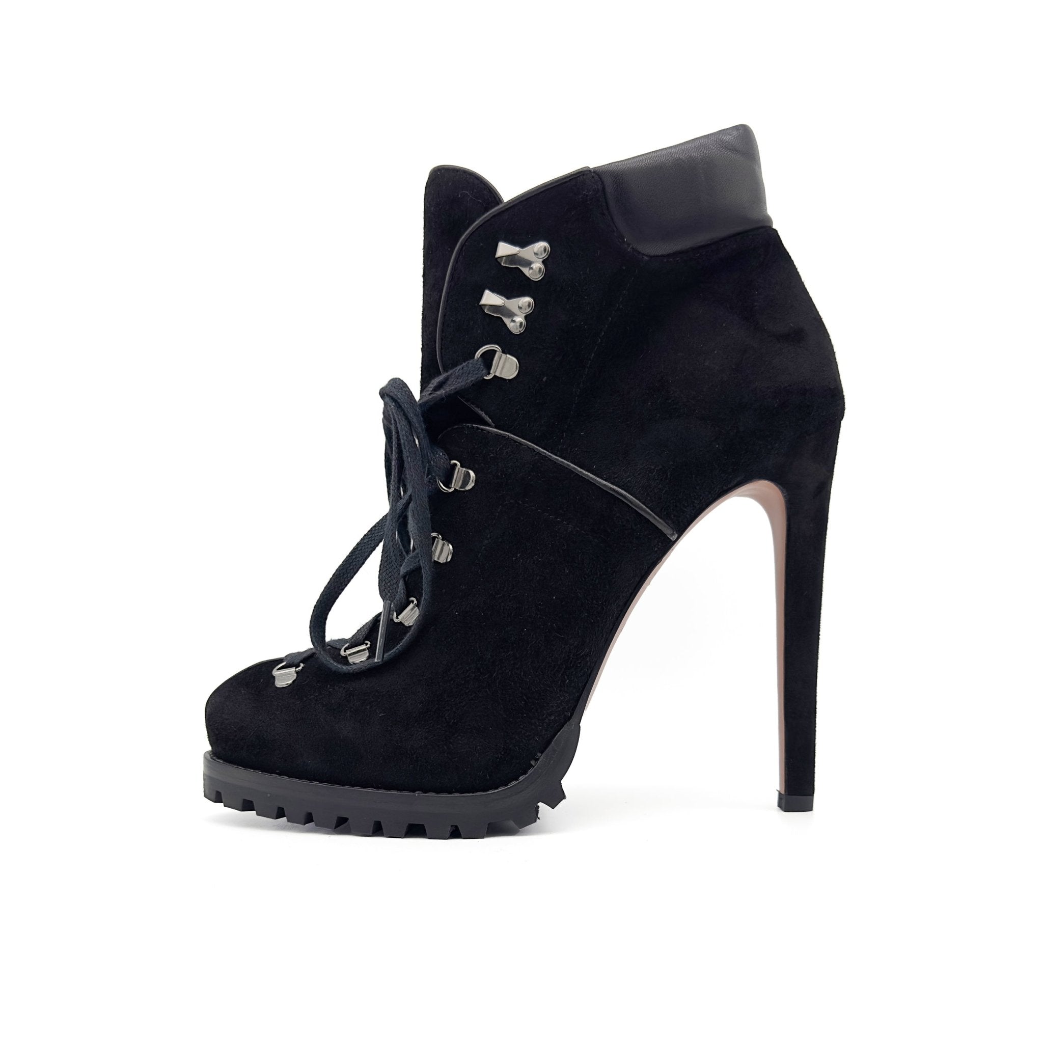 Suede Lace - Up - ALAIA - MISHMASH