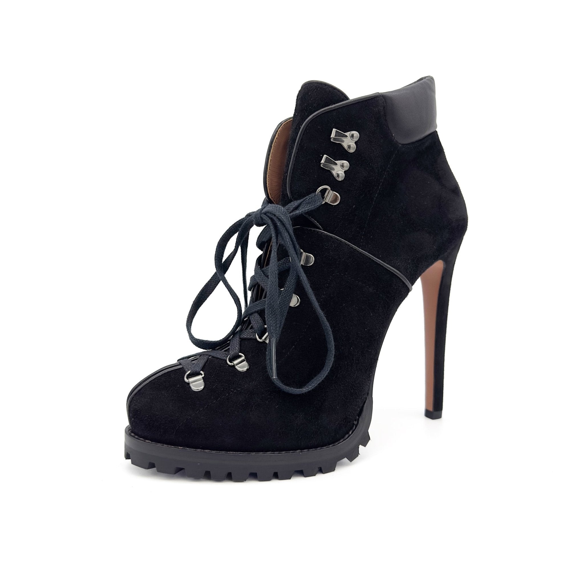 Suede Lace - Up - ALAIA - MISHMASH
