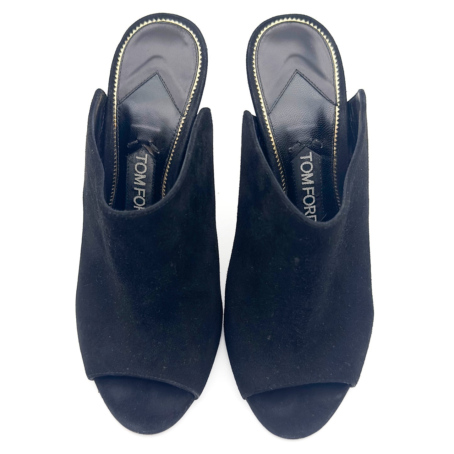 Suede Peep - Toe - TOM FORD - MISHMASH