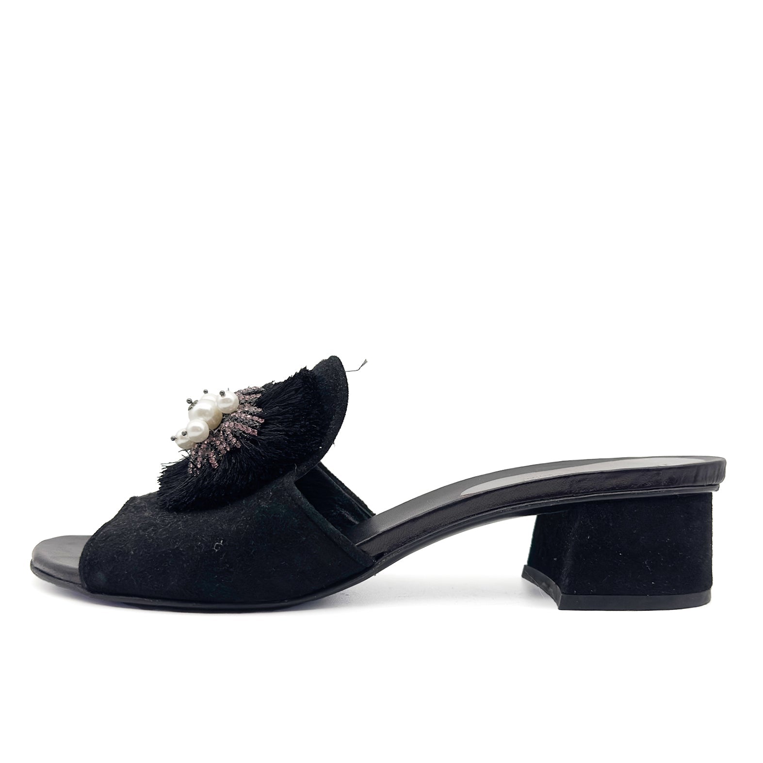 Suede Slides - ILARIA TOSCHI - MISHMASH