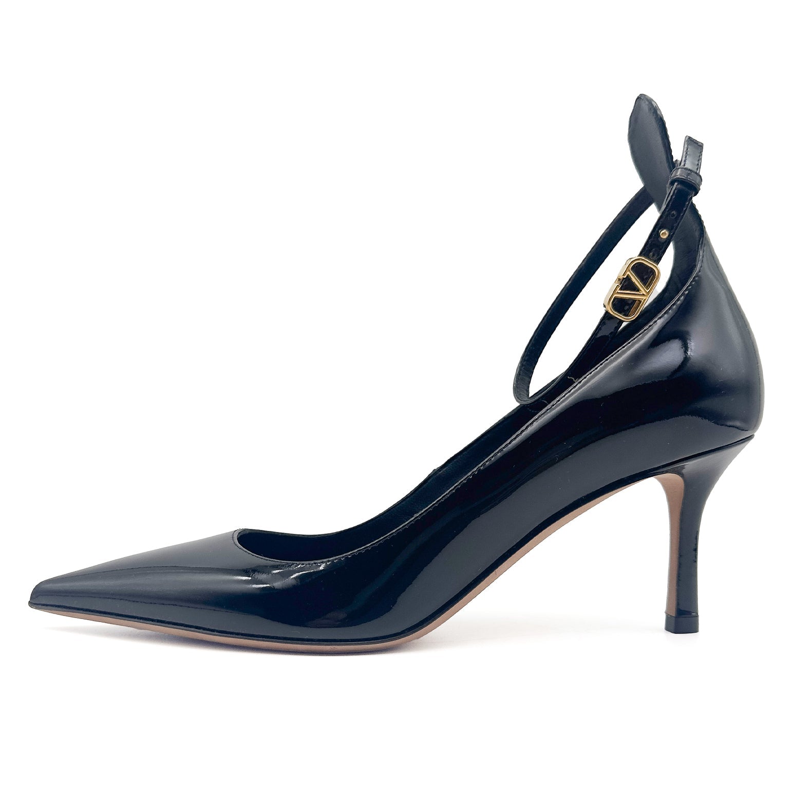 Tan-Go Leather Pumps - VALENTINO - MISHMASH