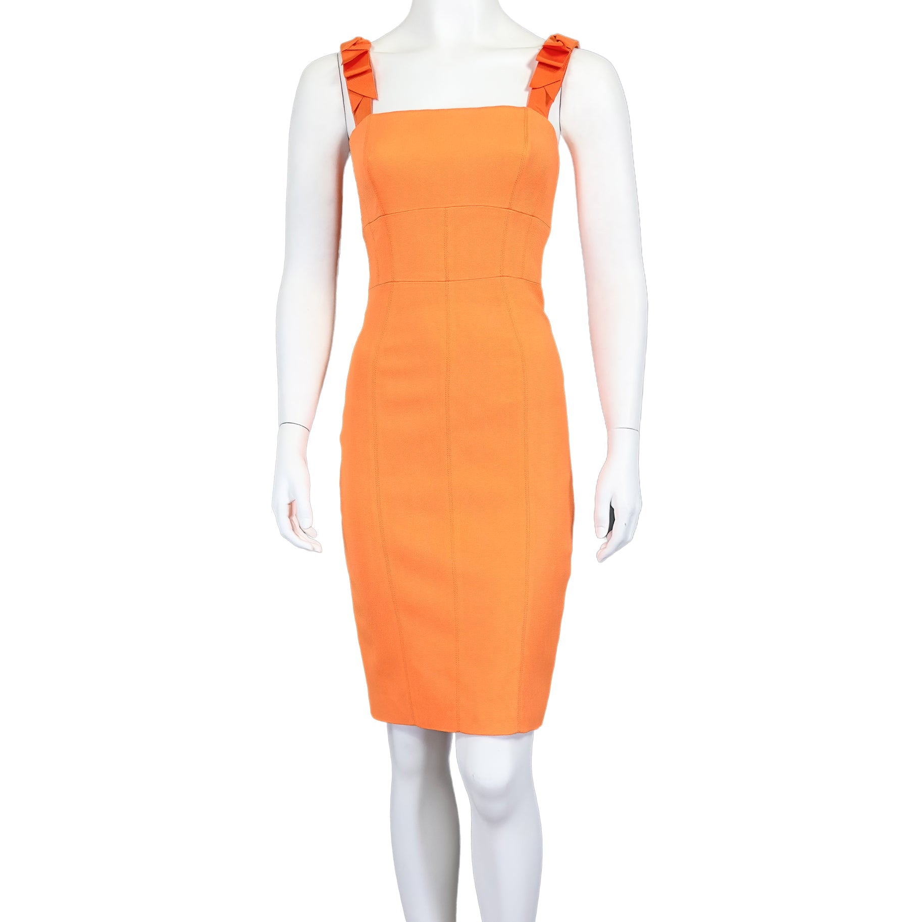 Flammable Tangerine - KAREN MILLEN Dress - MISHMASH