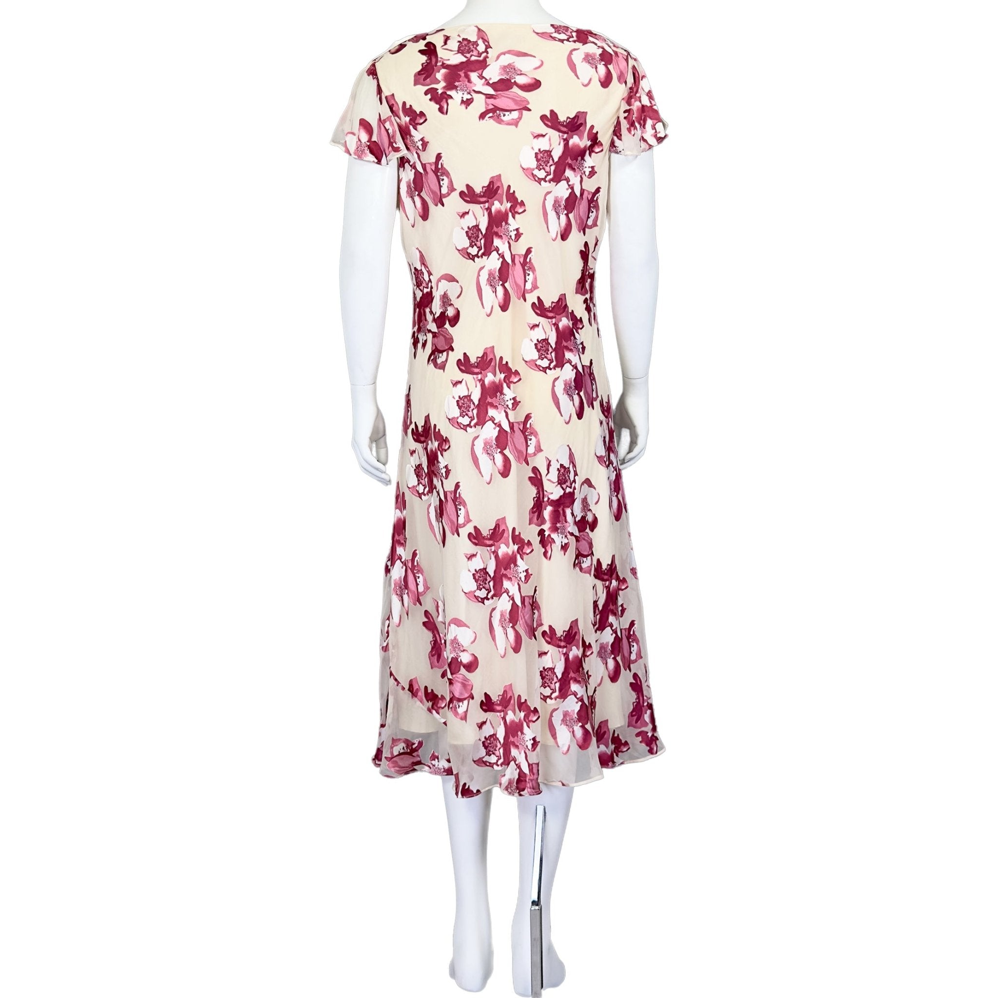 Ultra Ruby Blossom - Jacques Vert Dress - MISHMASH