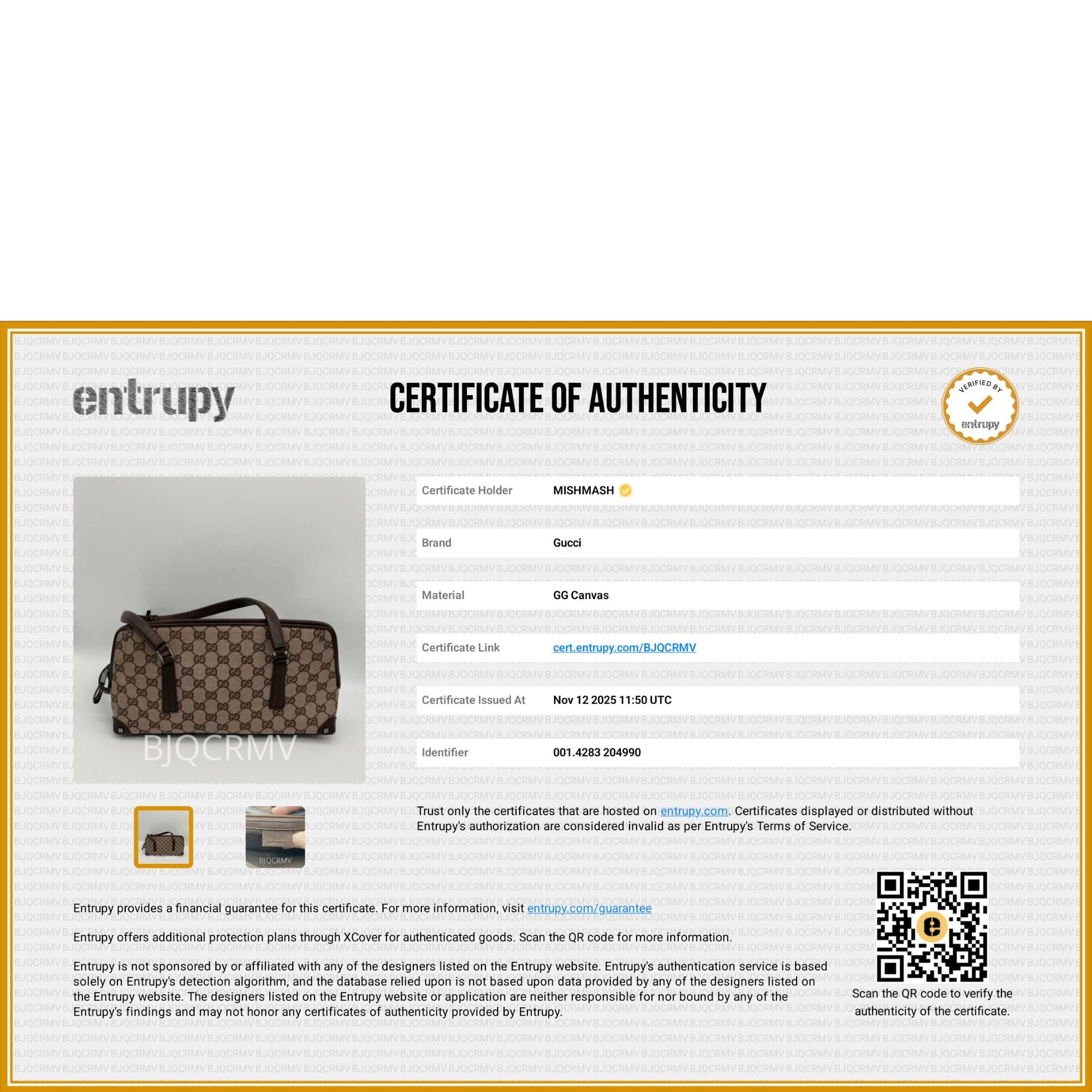 Vintage GG Canvas - Gucci - MISHMASH