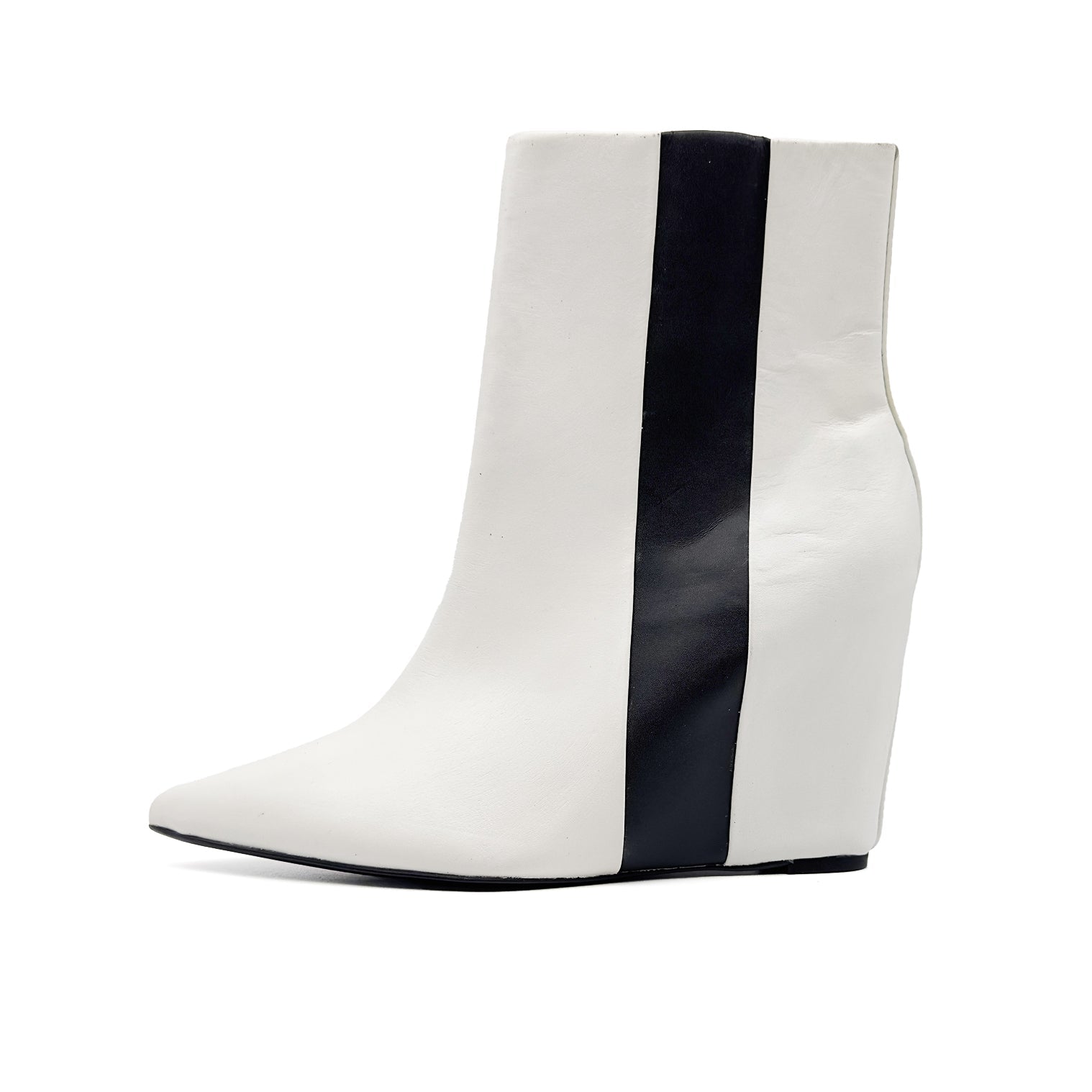 Yvania Stripe Wedge Bootie - Calvin Klein - MISHMASH