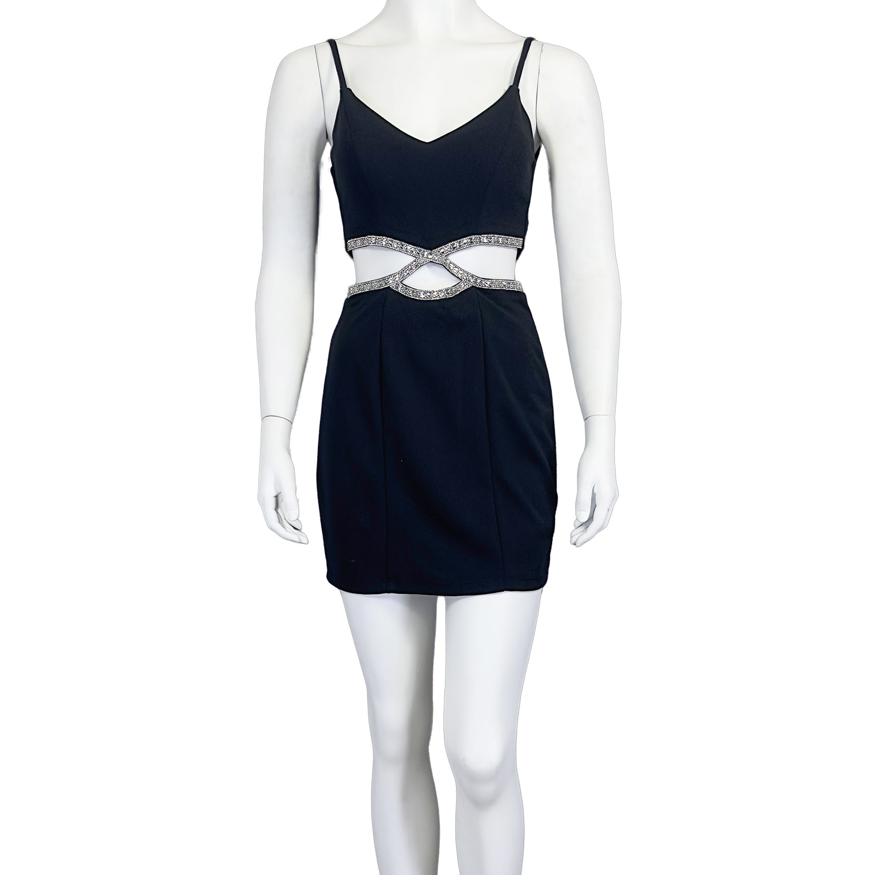 speechless embellished sleeveless party dress Speechless Big Kid Girls Embellished Sleeveless Midi Party Dress, Color:  Black