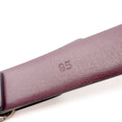 Bordeaux Leather Belt - SALVATORE FERRAGAMO - MISHMASH