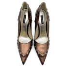 Bronze Studded Pumps - DOLCE & GABBANA - MISHMASH