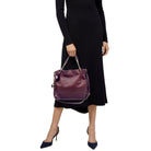 Burgundy Pebbled Leather - MICHAEL KORS - MISHMASH