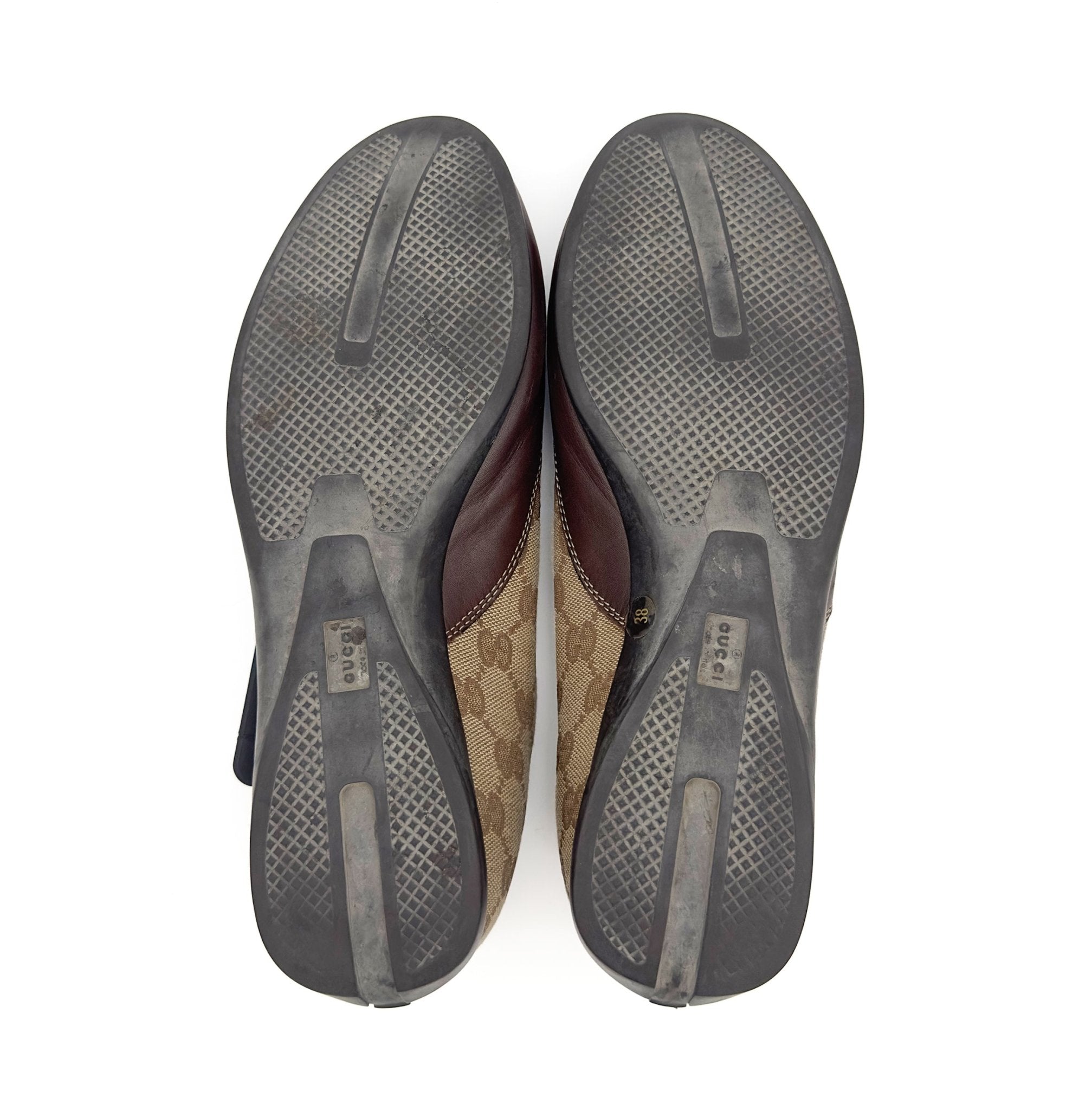 Canvas Leather Lace Up - Gucci - MISHMASH