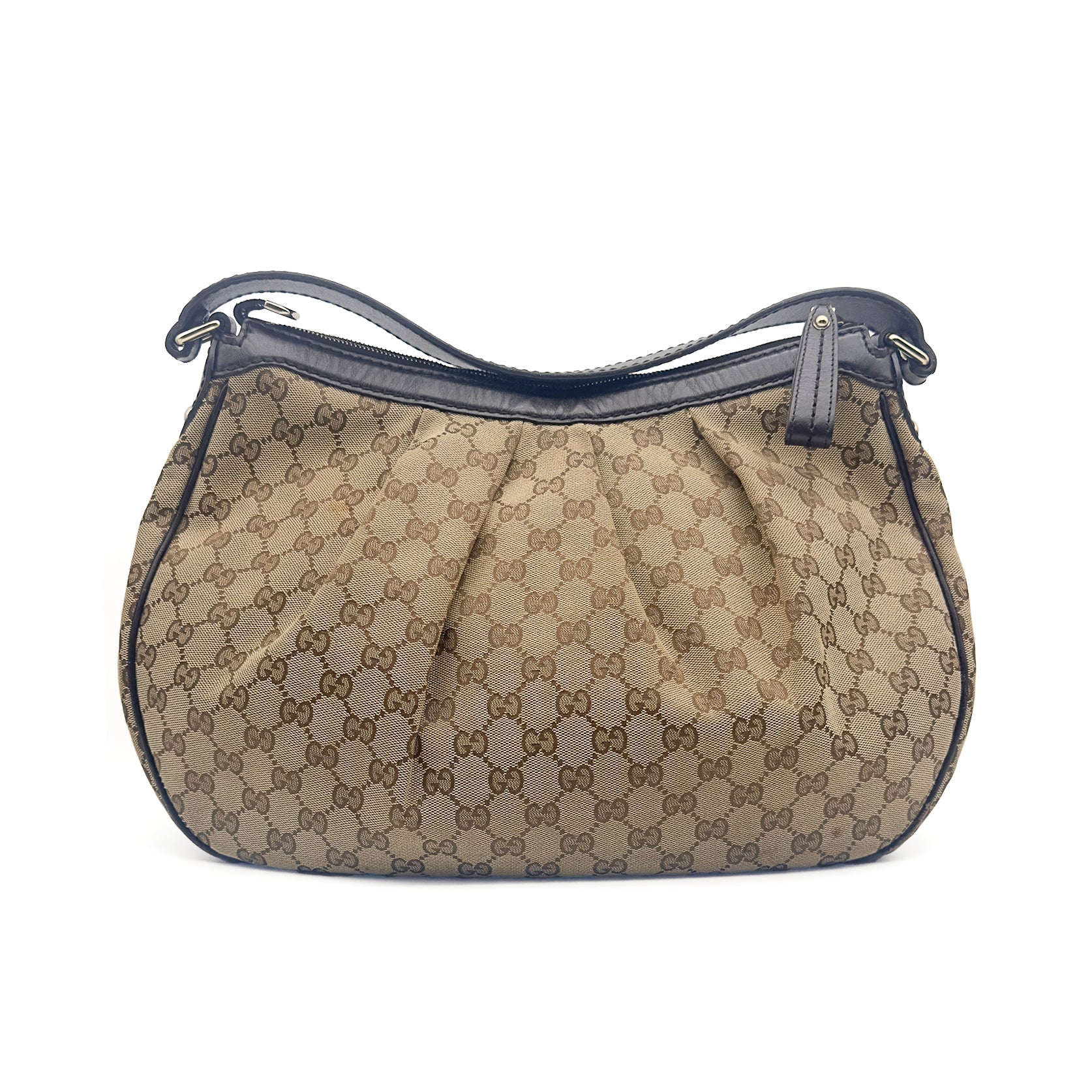 Canvas Sukey Shoulder Bag - Gucci - MISHMASH