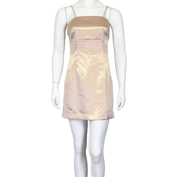 forever 21 champagne dress Preloved Dresses and bodycon silhouette.Content + Color:Periwinkle/Silver collections:black Dark Navy Halter Sleeveless