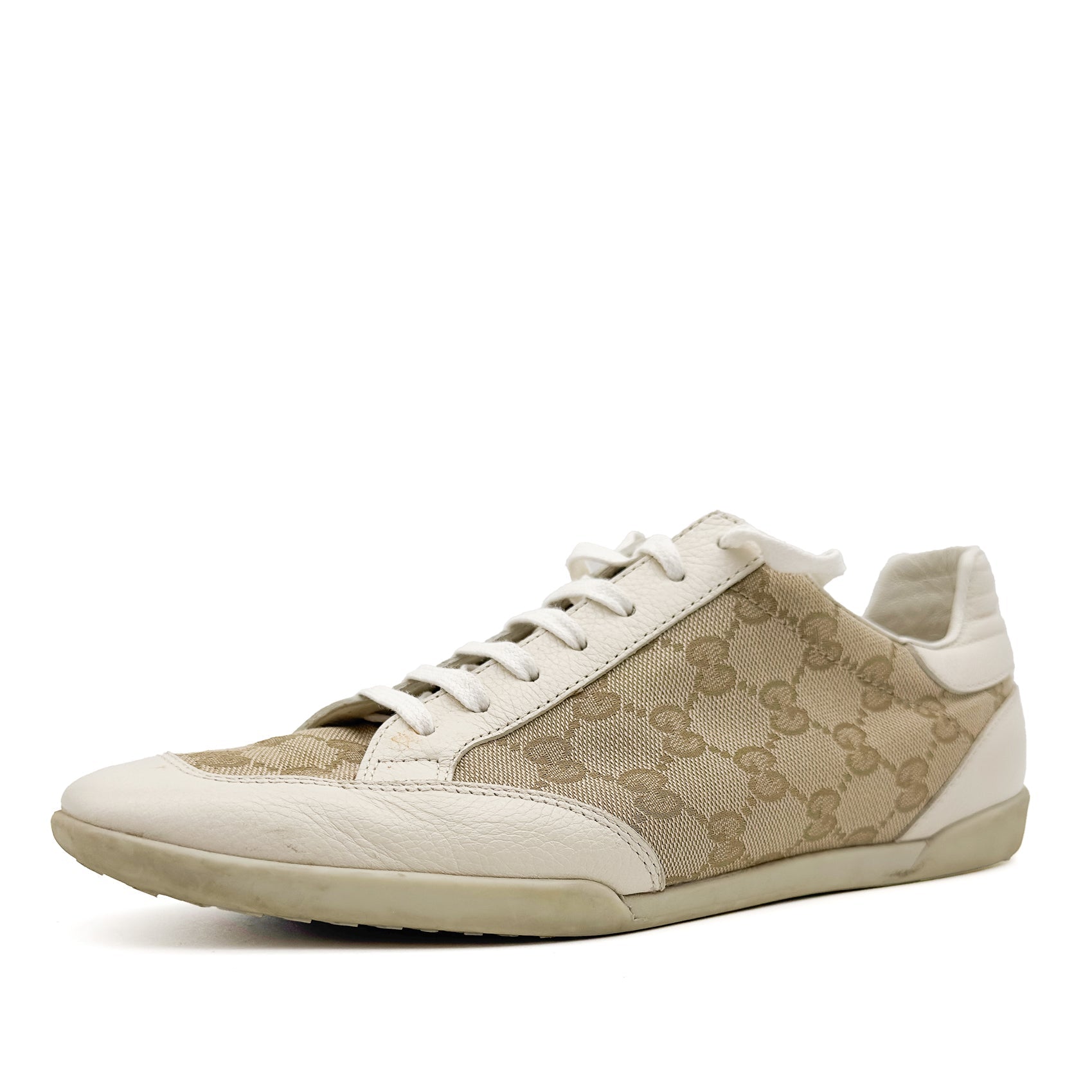 Cream & Brown Patterned - GUCCI - MISHMASH