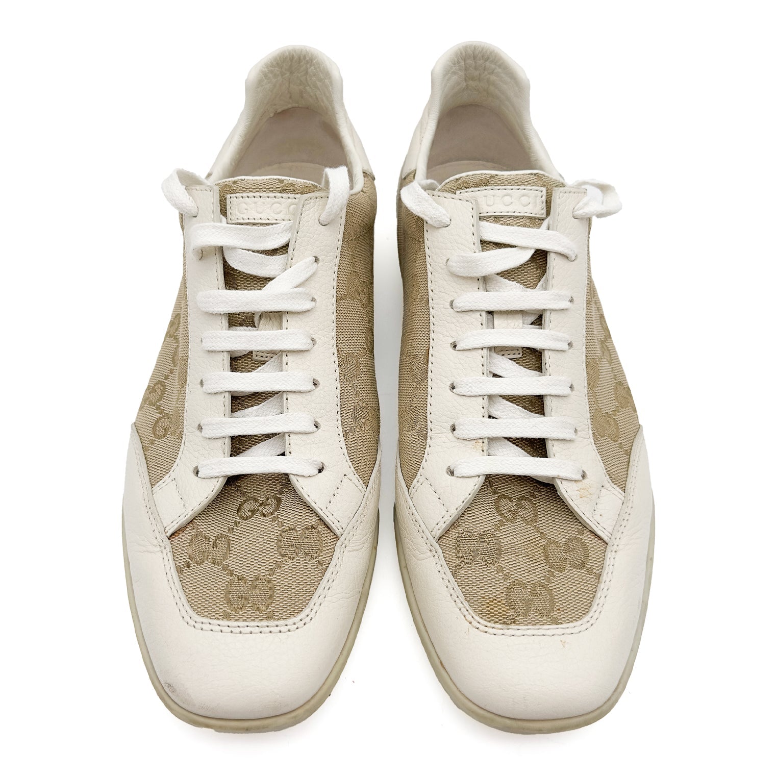Cream & Brown Patterned - GUCCI - MISHMASH