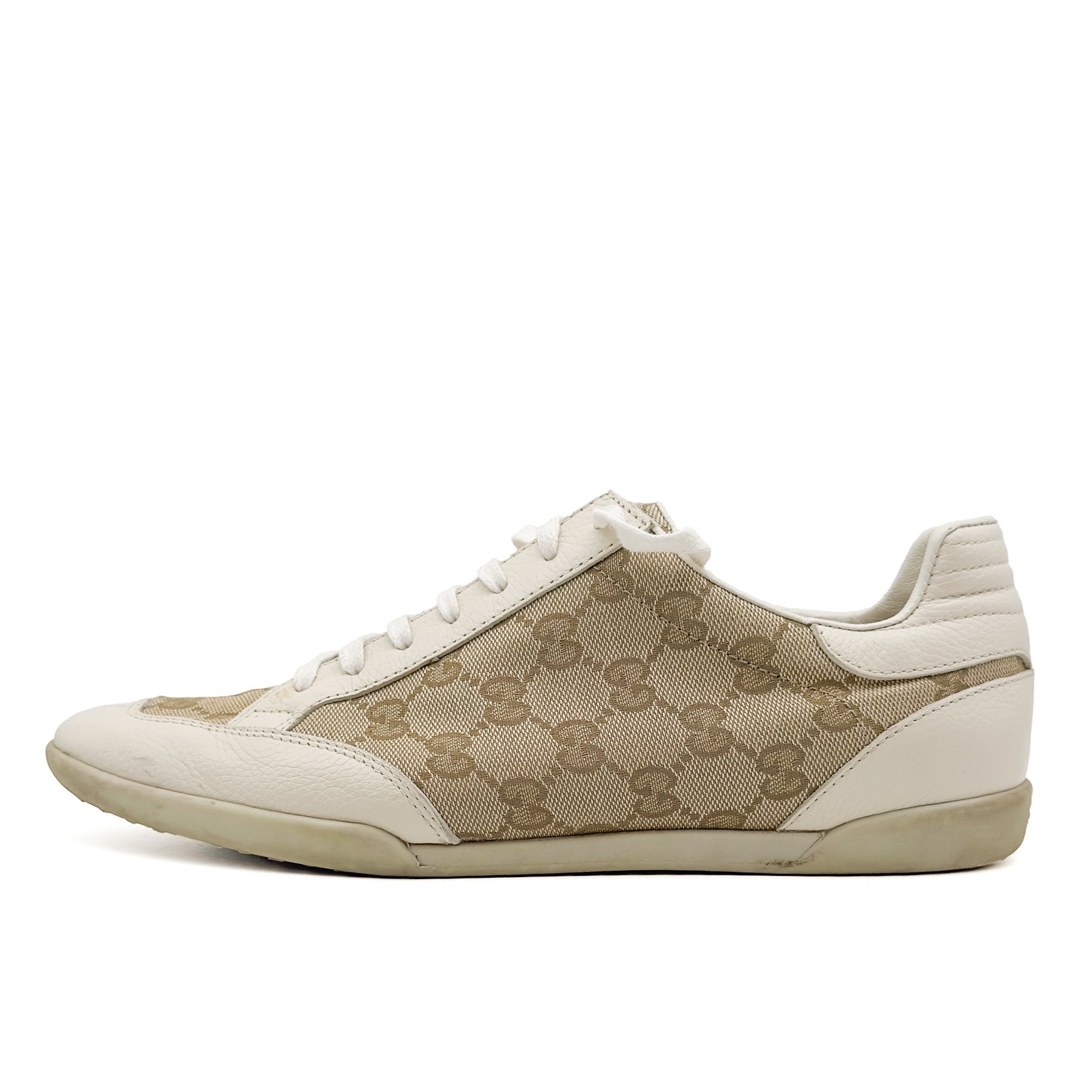 Cream & Brown Patterned - GUCCI - MISHMASH