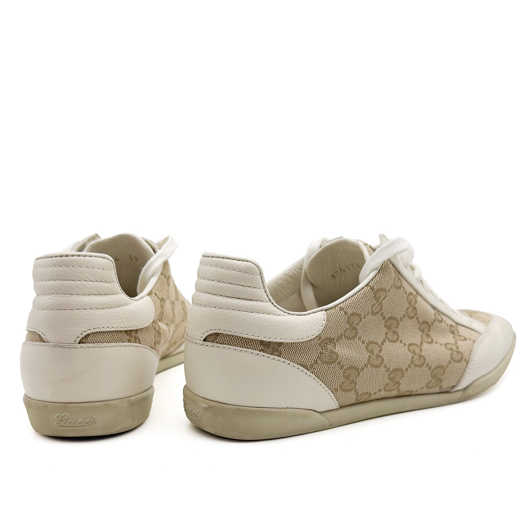 Cream & Brown Patterned - GUCCI - MISHMASH