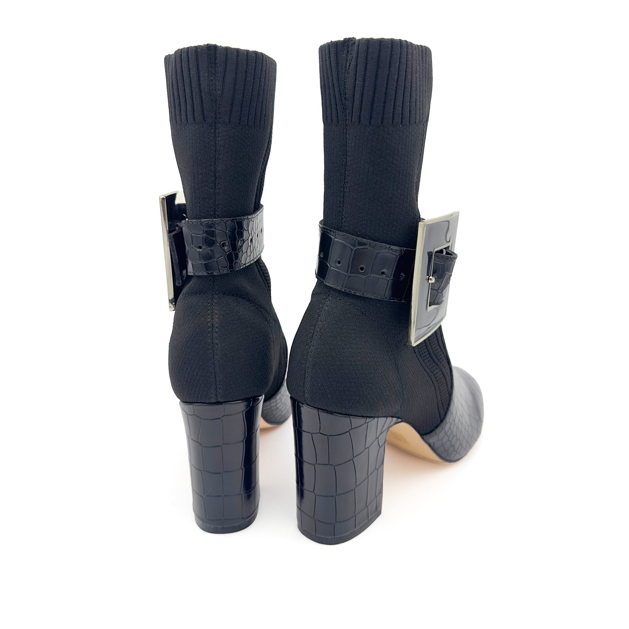 Croc - Embossed Sock Boots - aNNE FONTaINE - MISHMASH