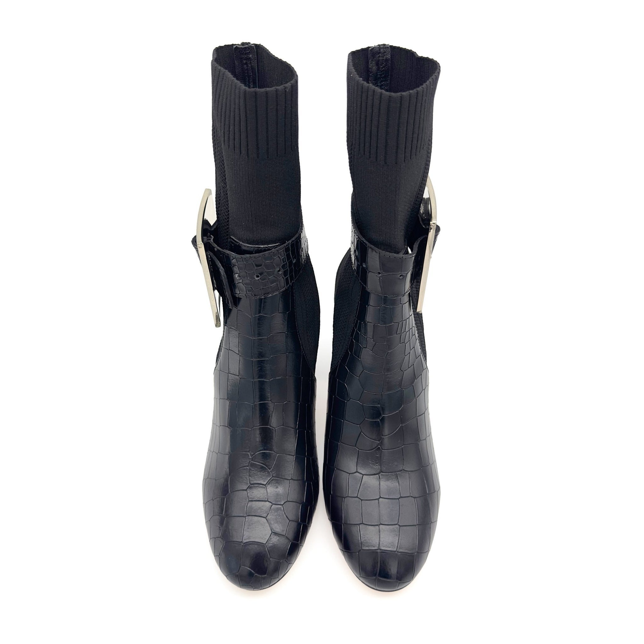 Croc - Embossed Sock Boots - aNNE FONTaINE - MISHMASH