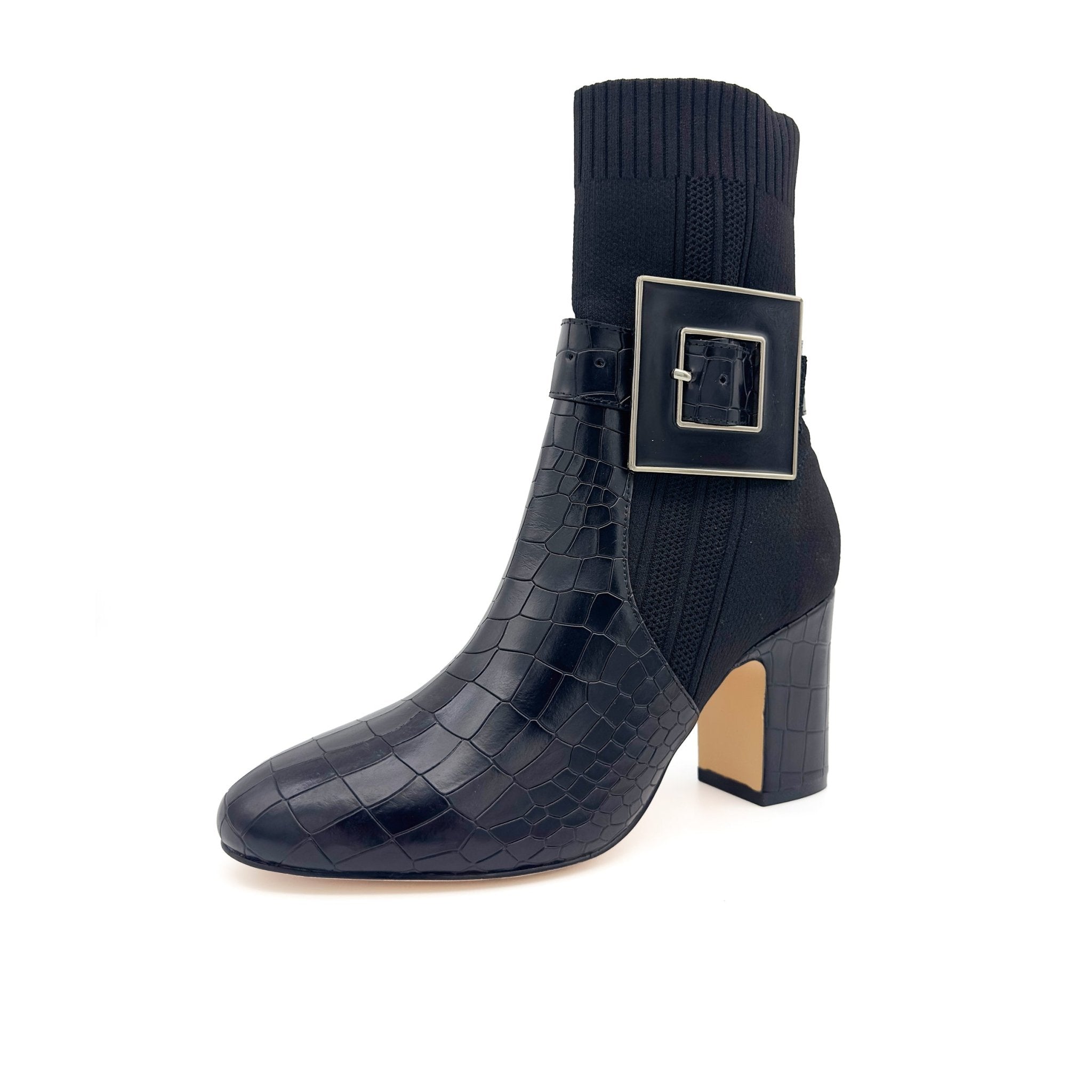 Croc - Embossed Sock Boots - aNNE FONTaINE - MISHMASH